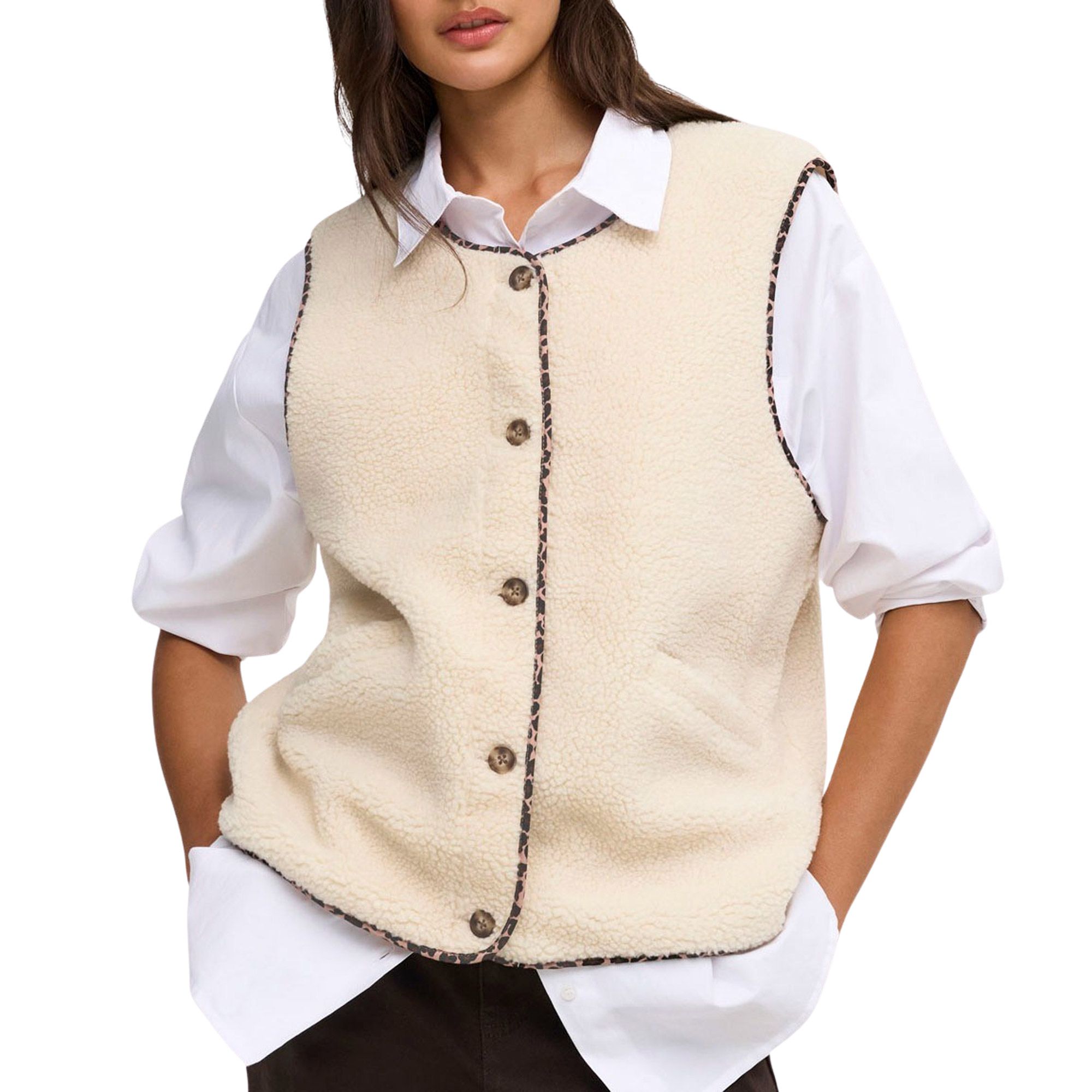 Only Baby Life Teddy Vest Dames