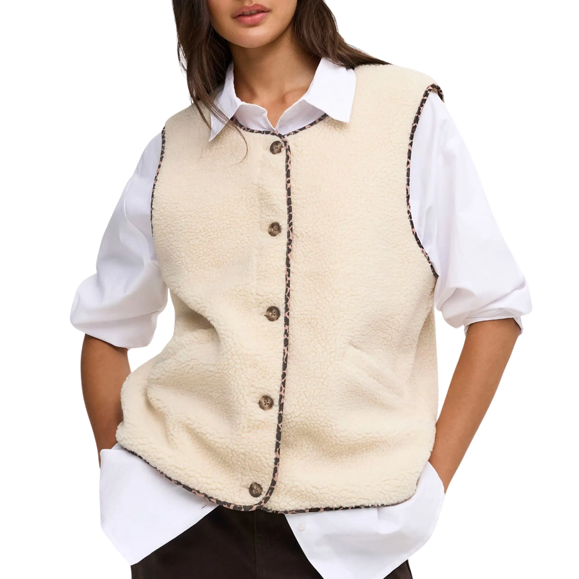Only Baby Life Teddy Vest Dames