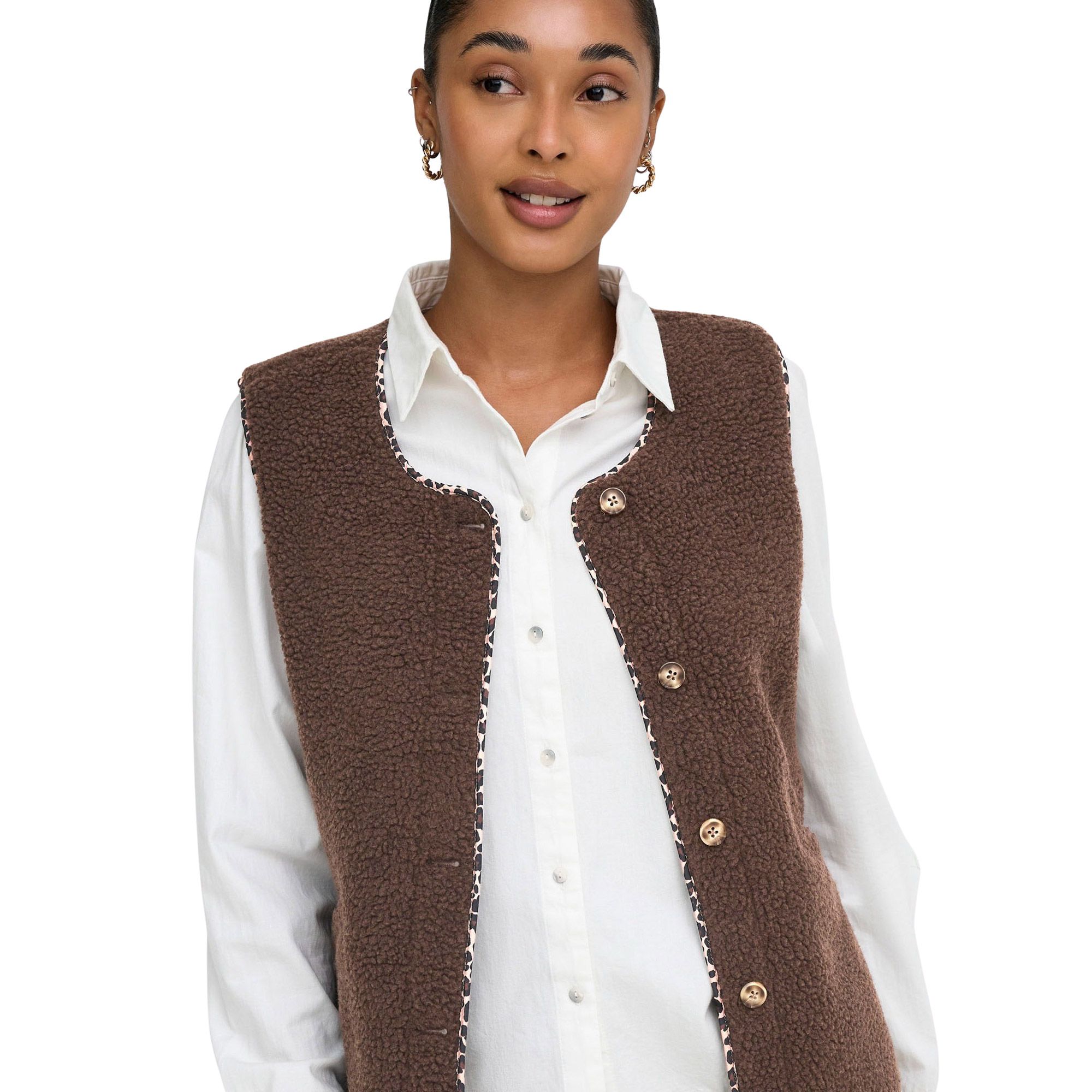 Only Baby Life Teddy Vest Dames