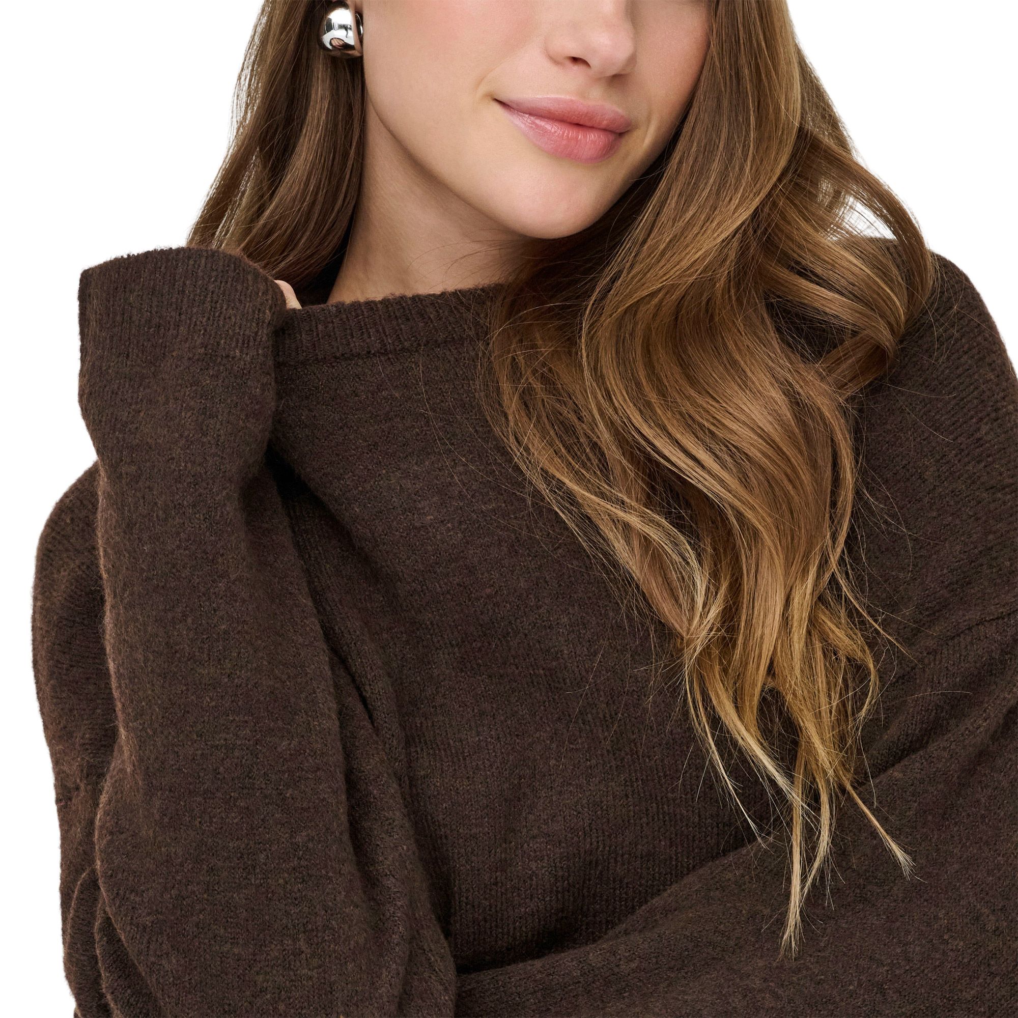 Only Simoni O-Neck Knit Sweater Dames