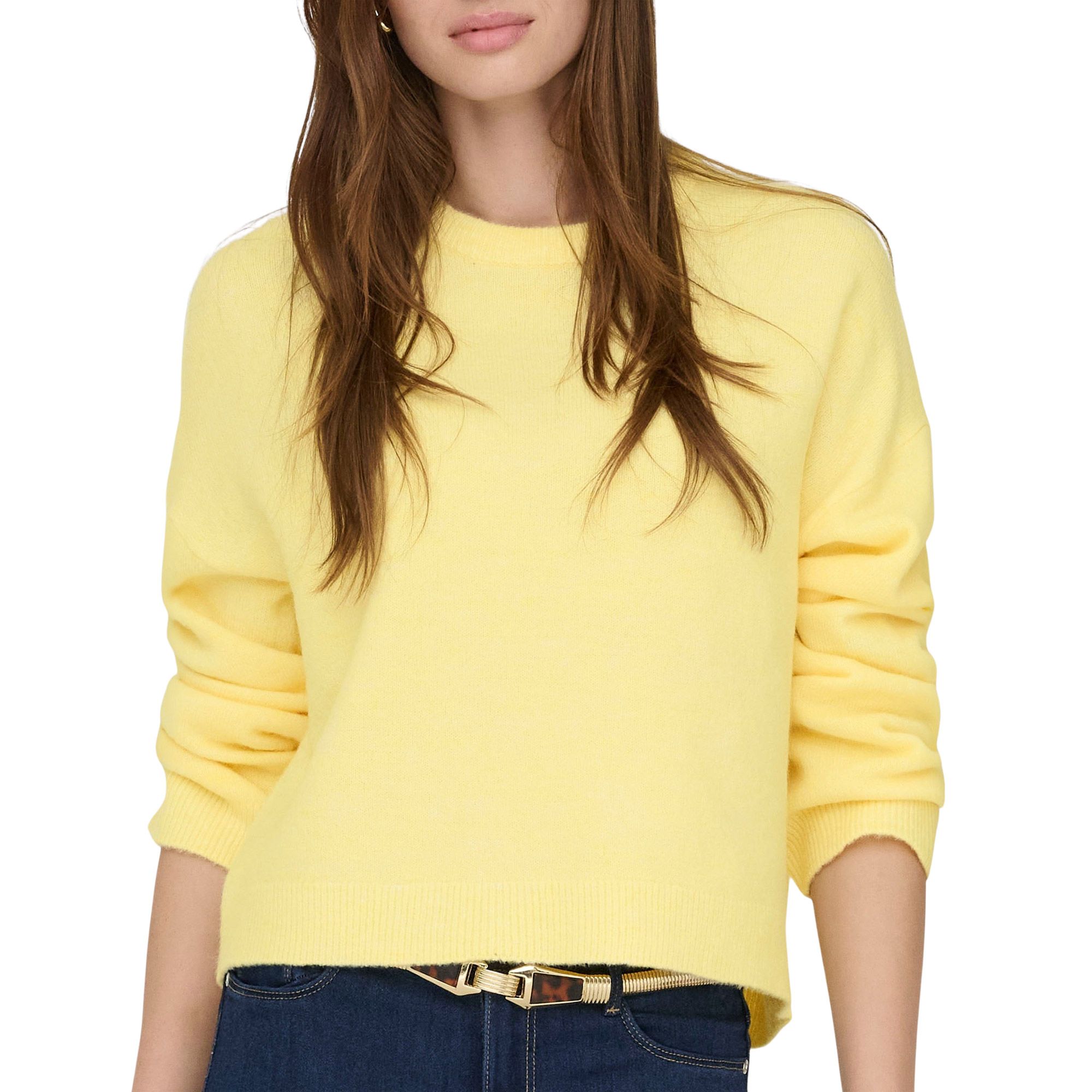 Only Simoni O-Neck Knit Sweater Dames