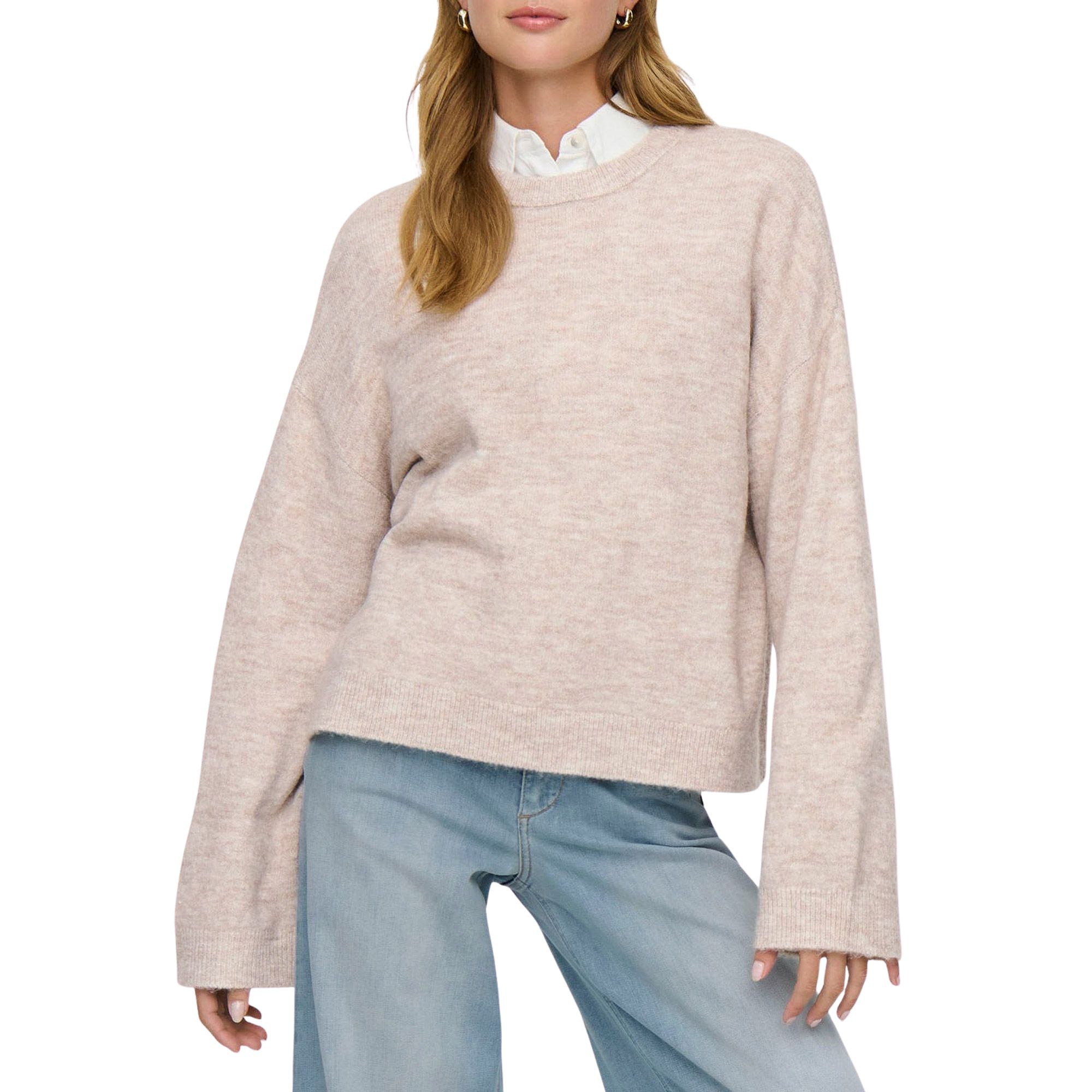 Only Simoni O-Neck Knit Sweater Dames
