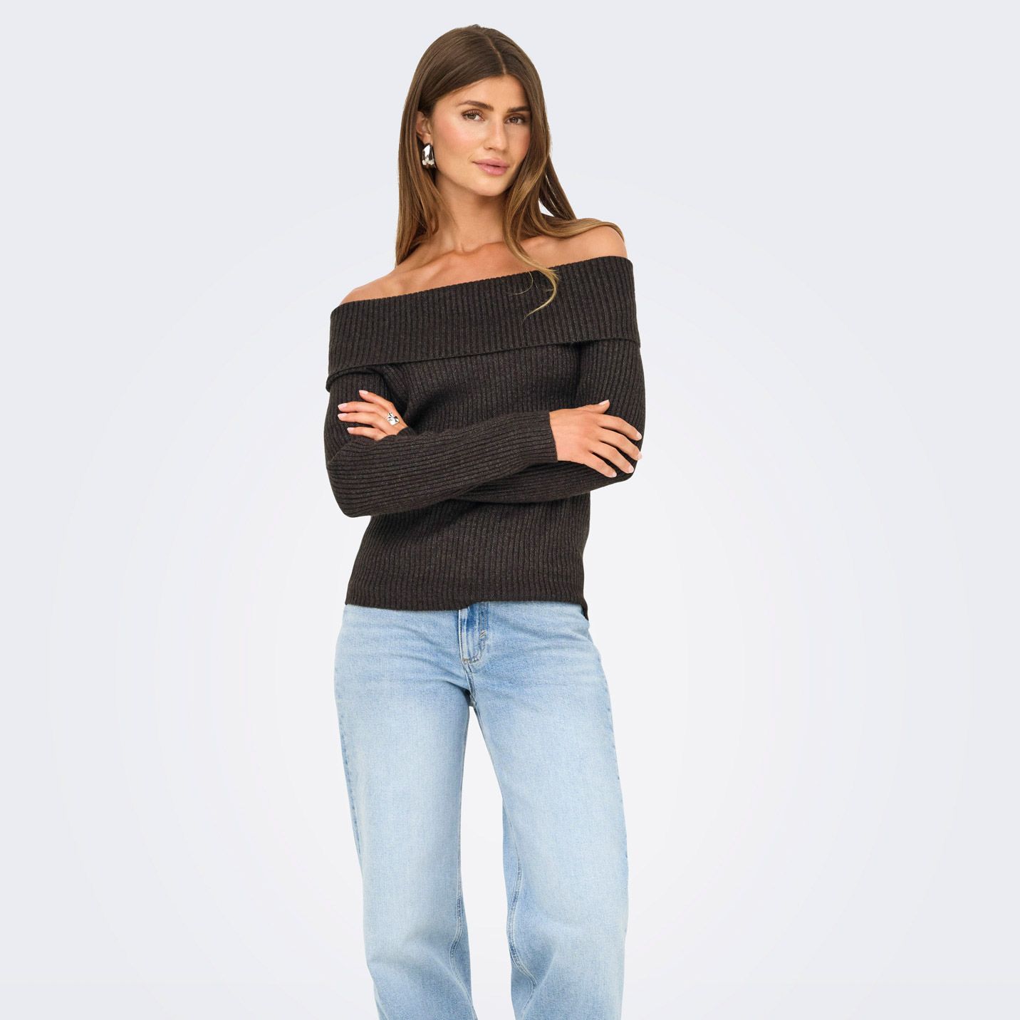 Only Katia Off Shoulder Trui Dames