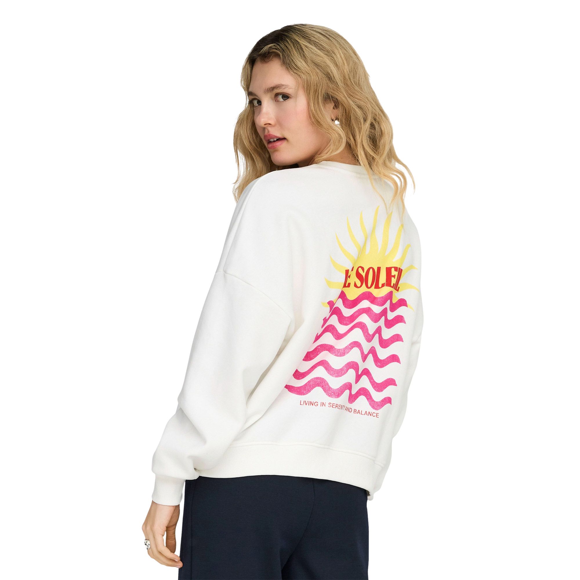 Only Liny Print Sweater Dames