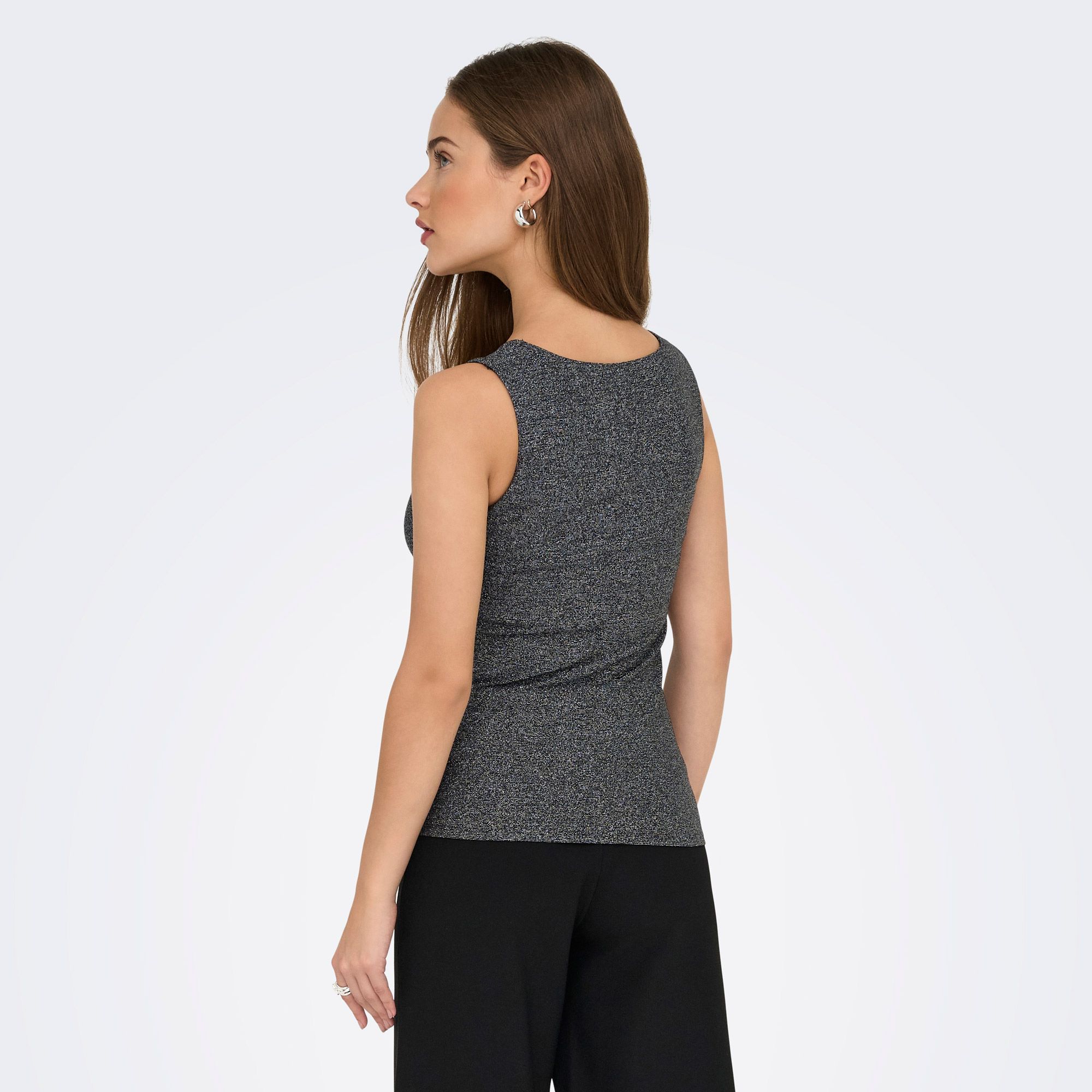 Only Lea Glitter 2-Ways Top Dames