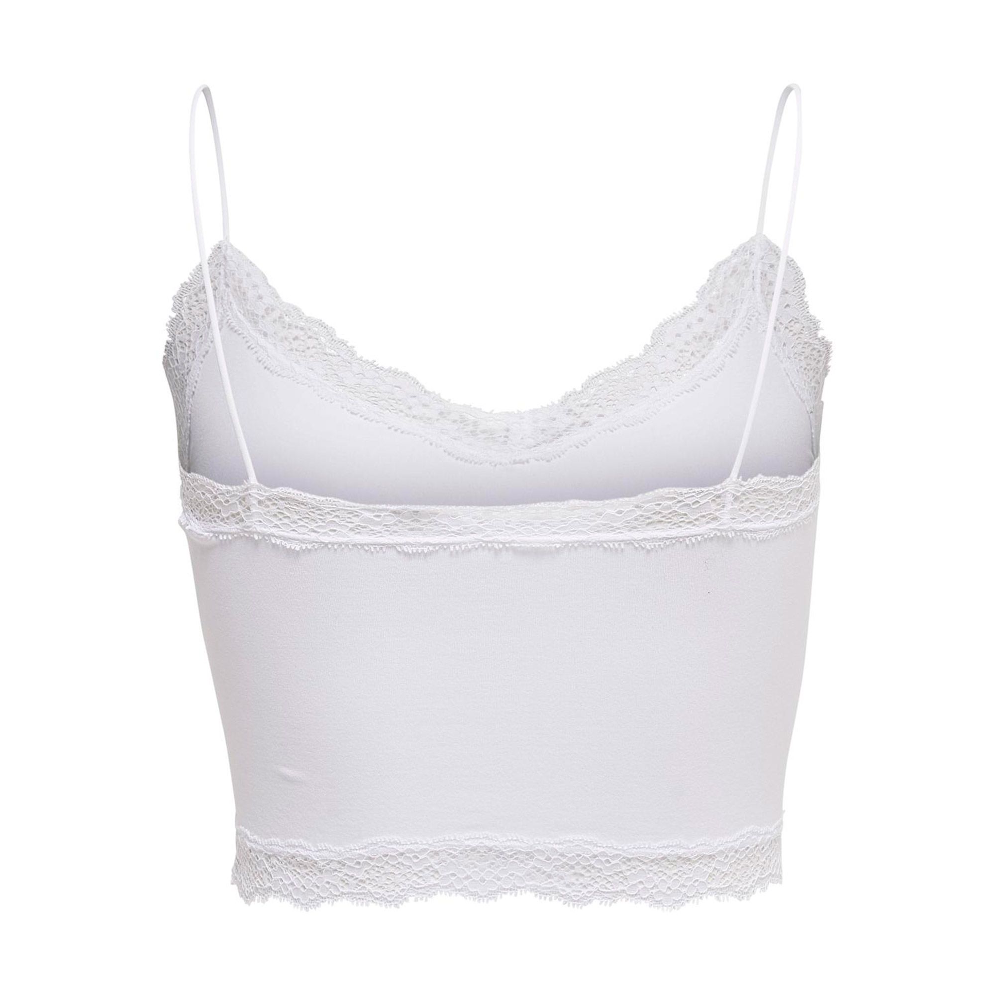 Only Vicky Lace Seamless Cropped Top Dames