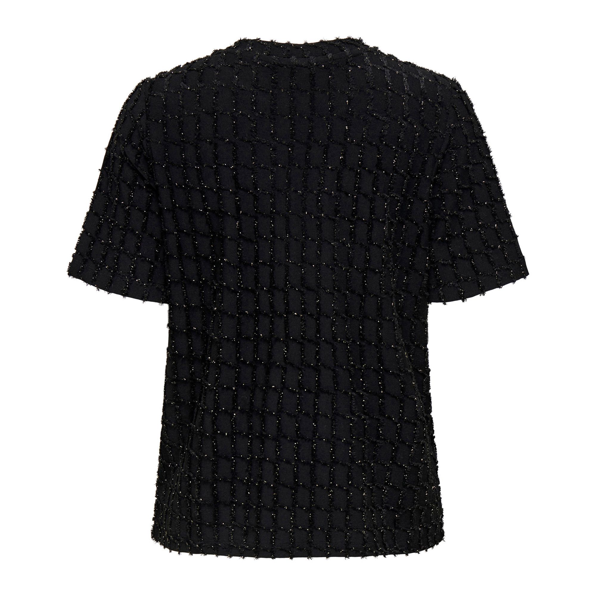 Only Lines Life 2/4 Glitter Top Dames