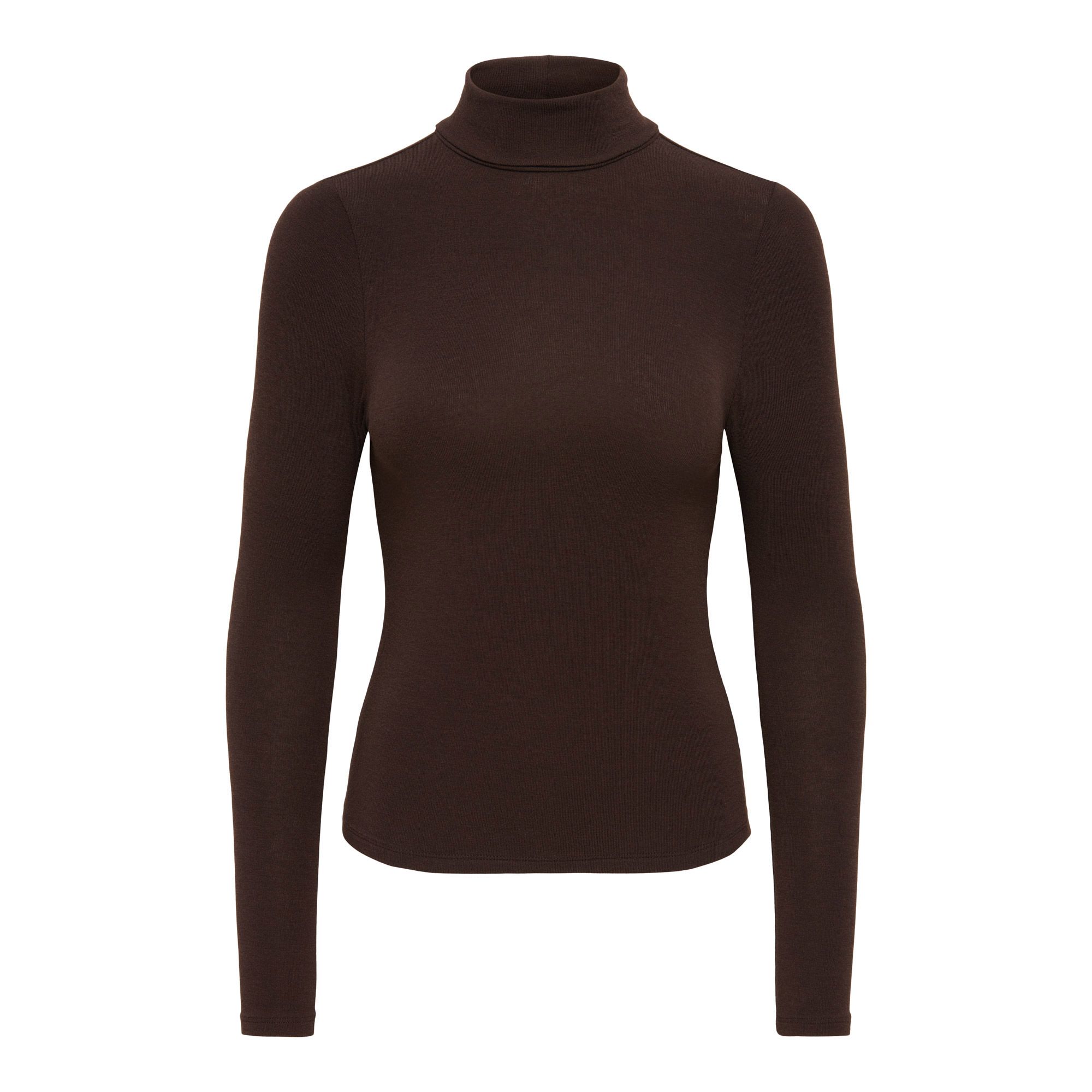 Top Only Glamour Roll-Neck Longsleeve Femmes