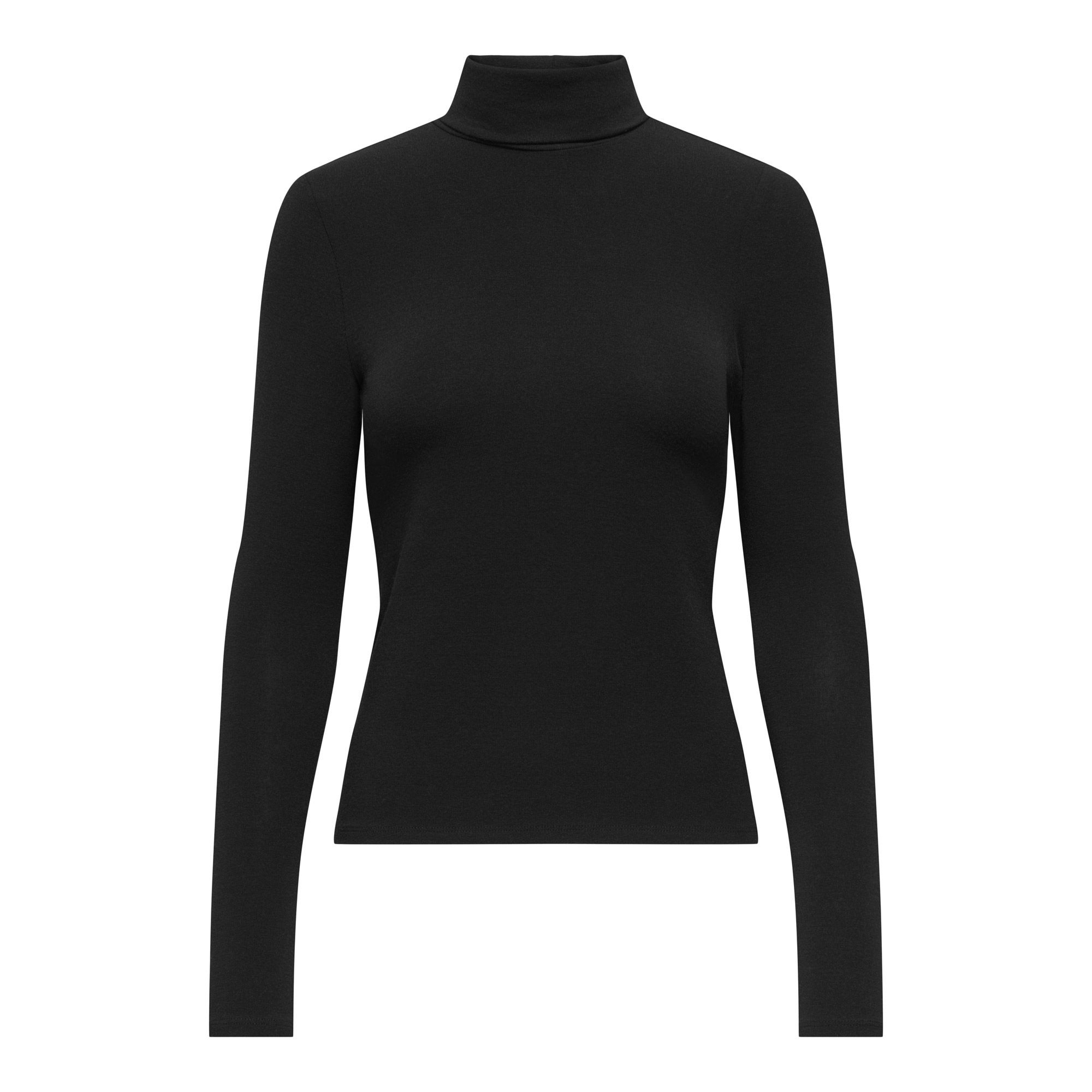 Top Only Glamour Roll-Neck Longsleeve Femmes