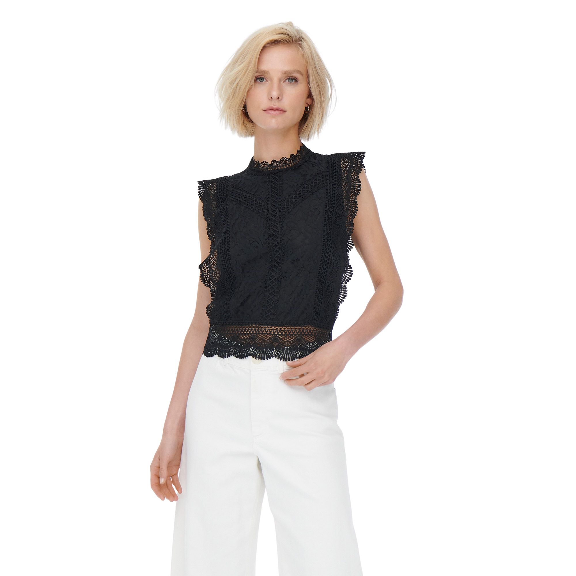 Only Karo Sleeveless Lace Top Dames