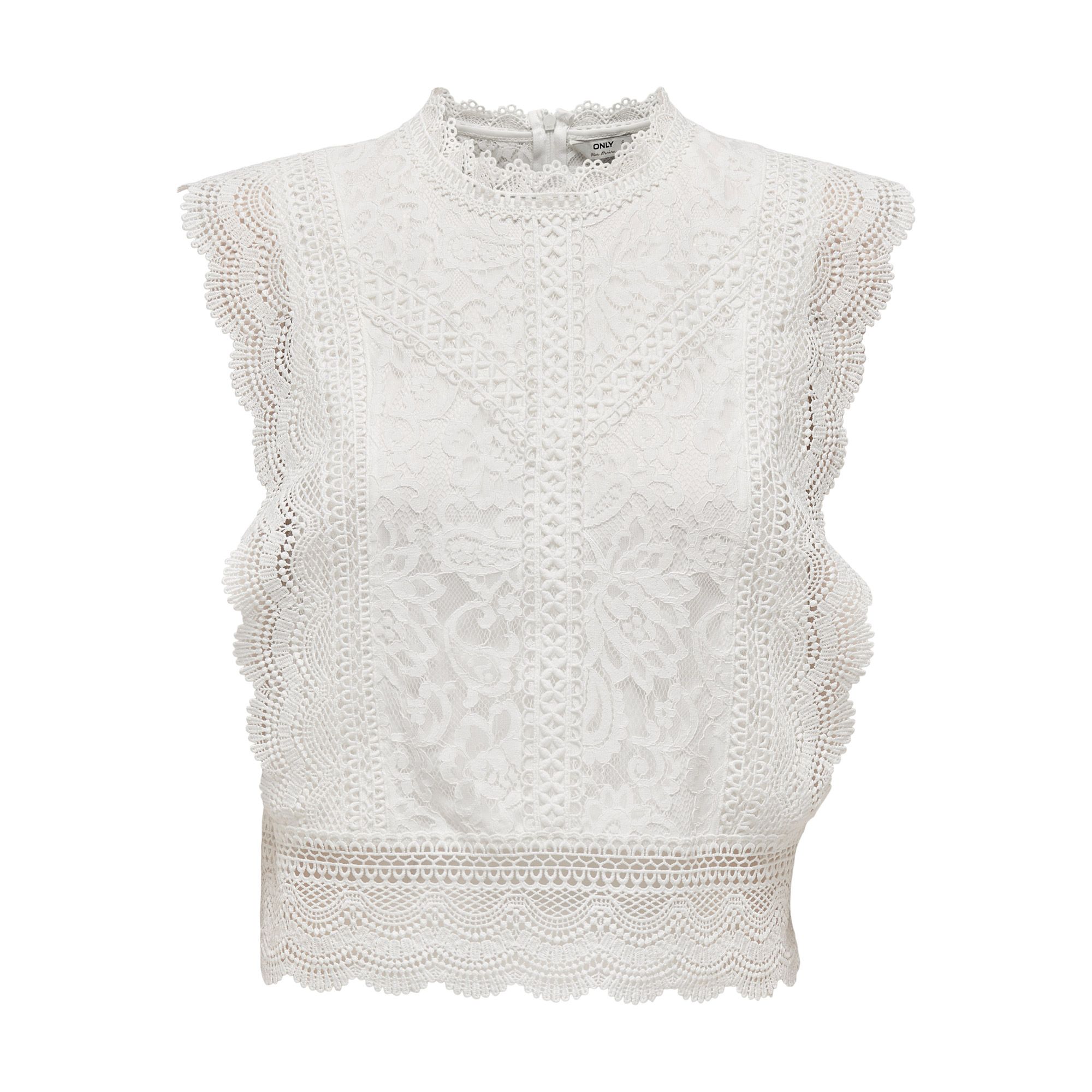 Only Karo Sleeveless Lace Top Women | Plutosport