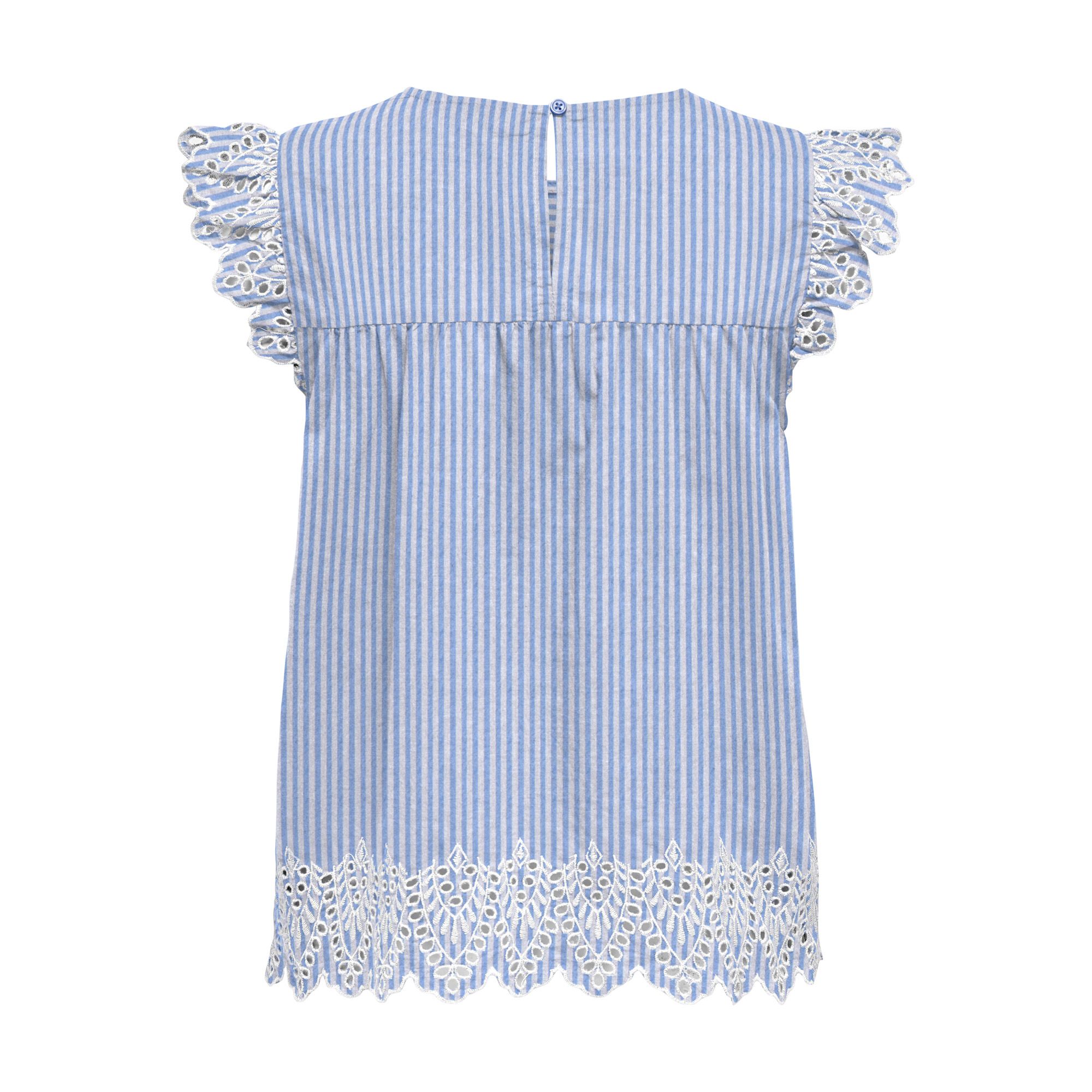 Only Tulom Embossed Woven Top Dames