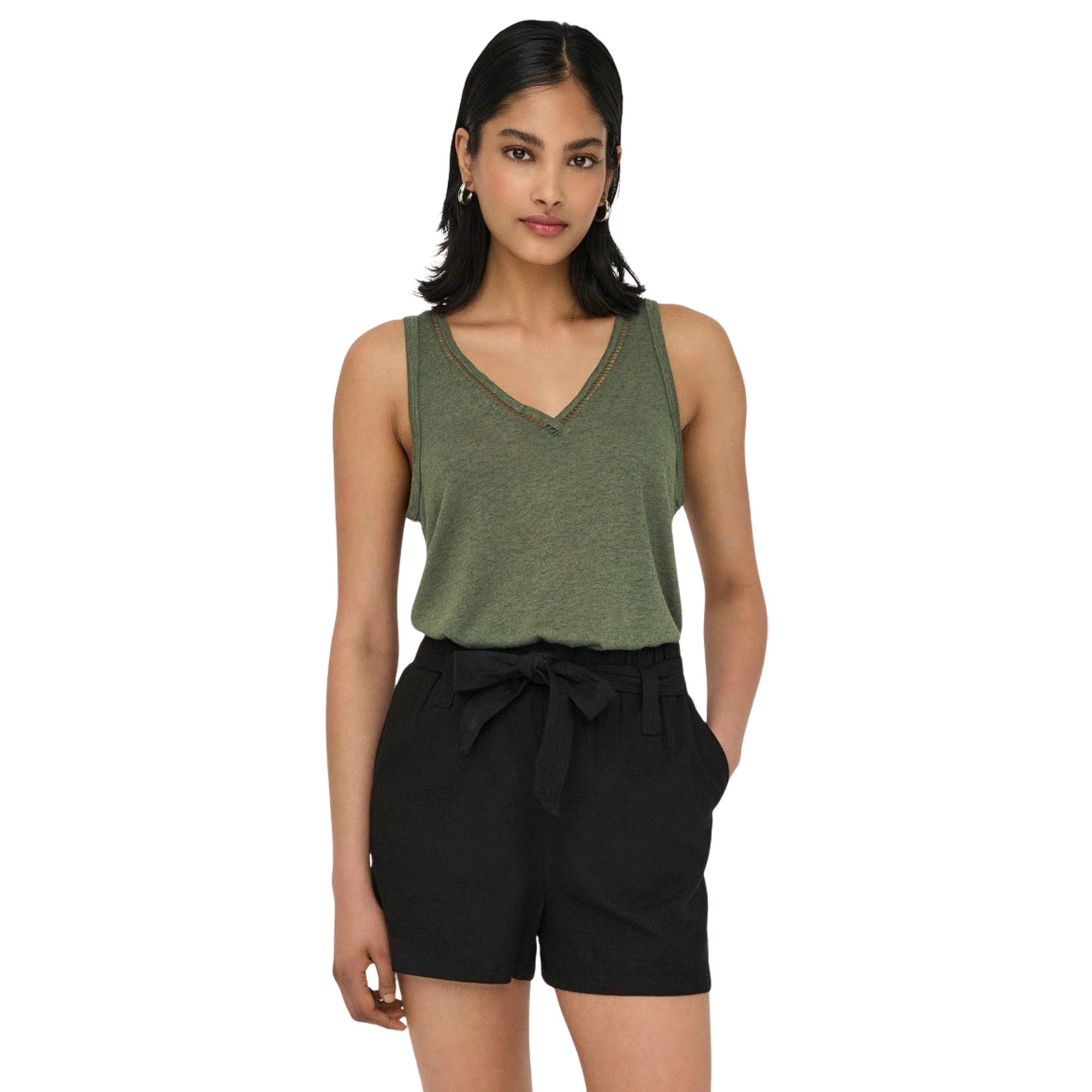 Only Penny V-Neck Top Dames