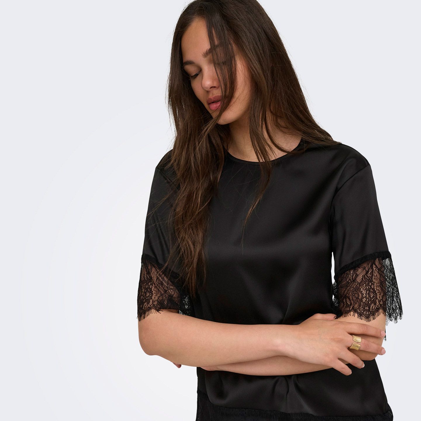 Only Indona 2/4 Satin Top Dames