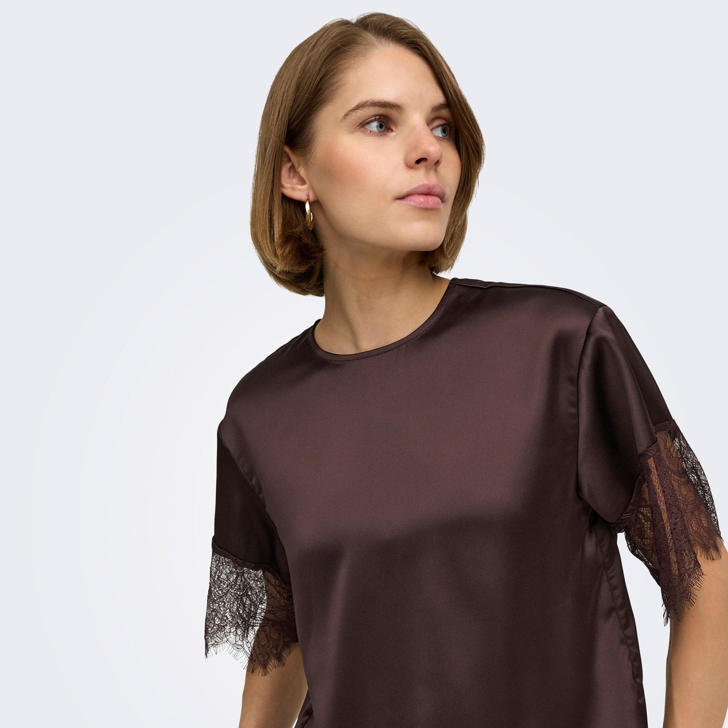 Only Indona 2/4 Satin Top Dames
