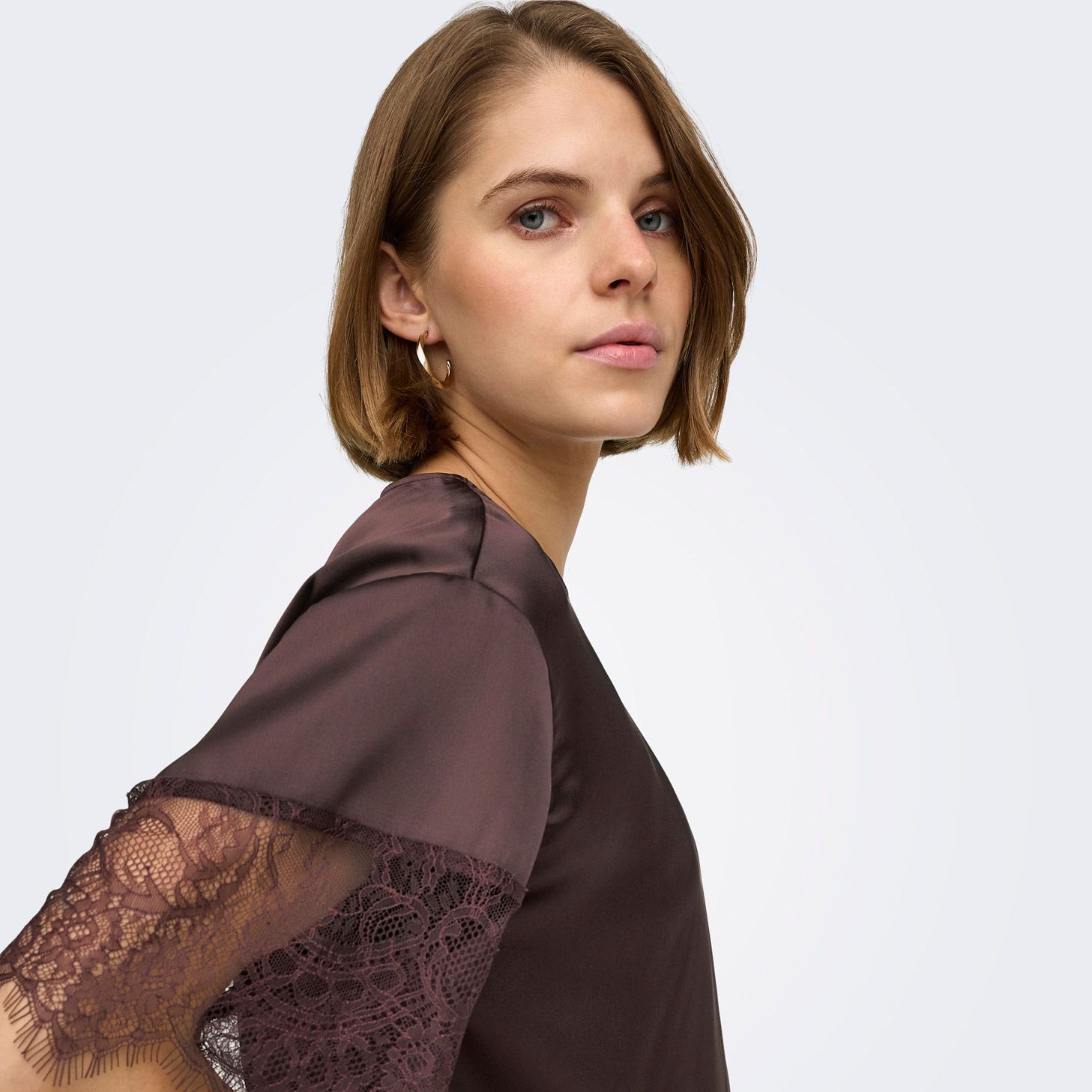 Only Indona 2/4 Satin Top Dames