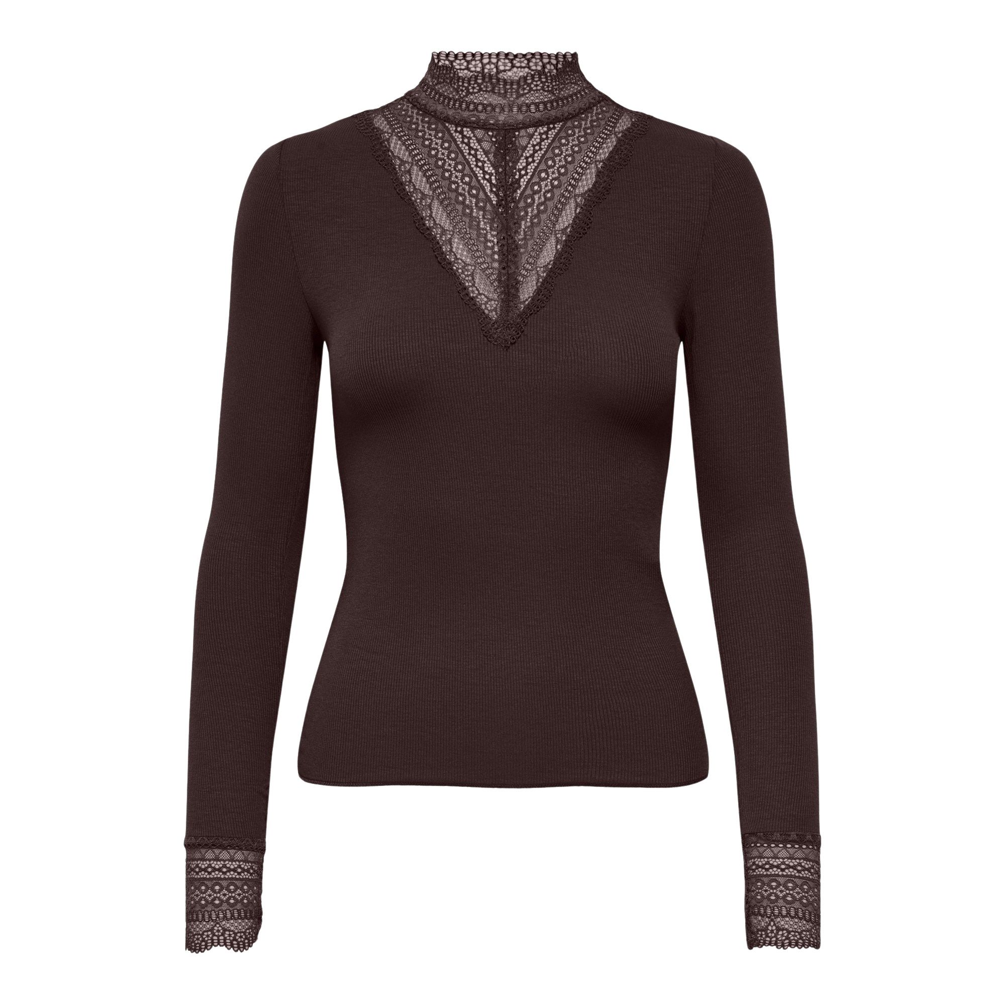 Only Tilde High Neck Lace Top Dames