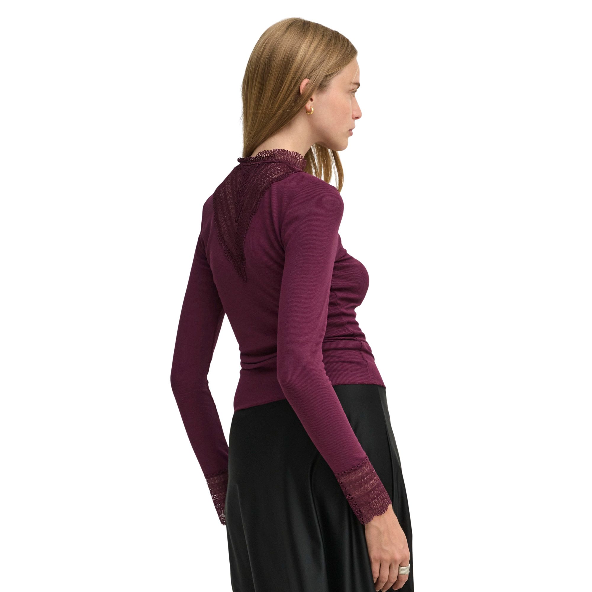 Only Tilde High Neck Lace Top Women