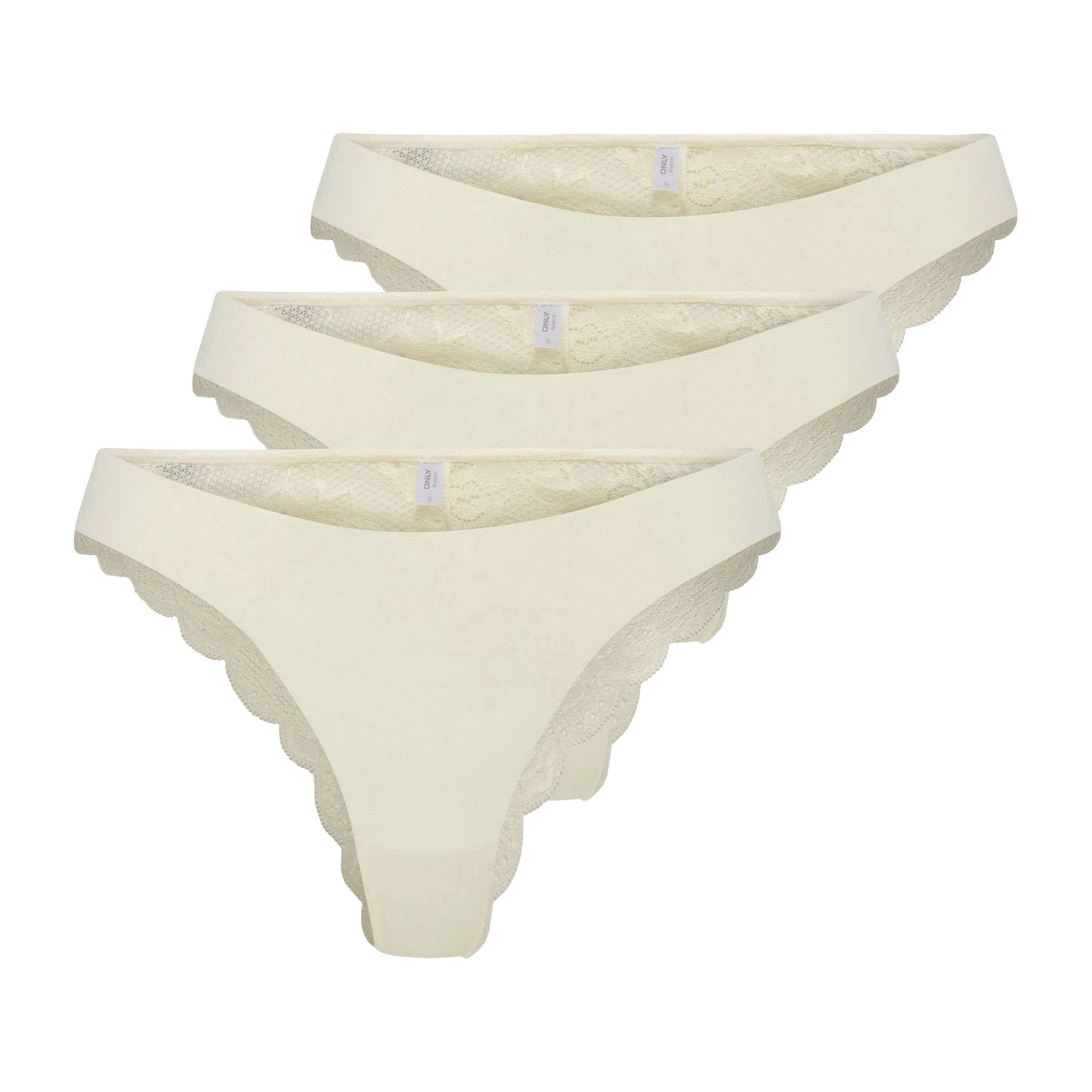 Only Chloe Lace Brazil Slips Dames (3-pack)