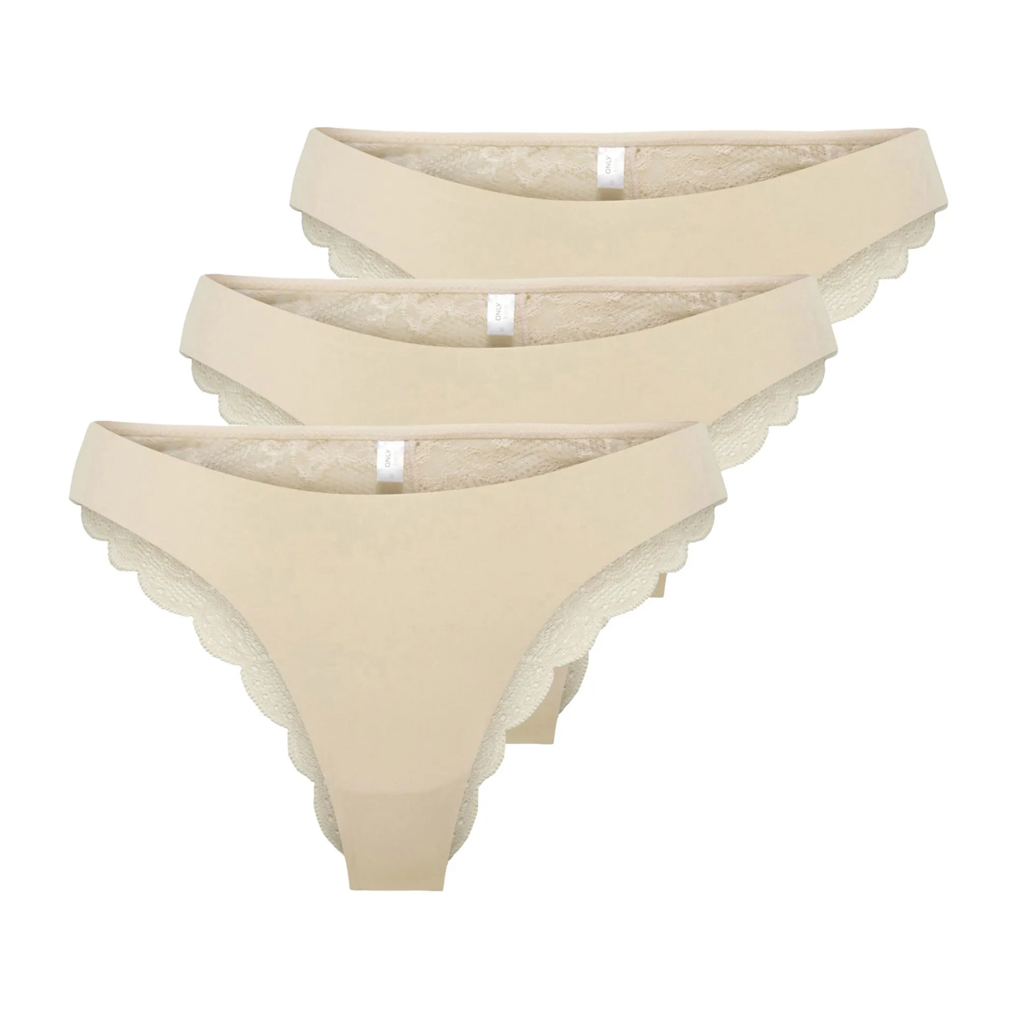 Only Chloe Lace Brazil Slips Dames (3-pack)