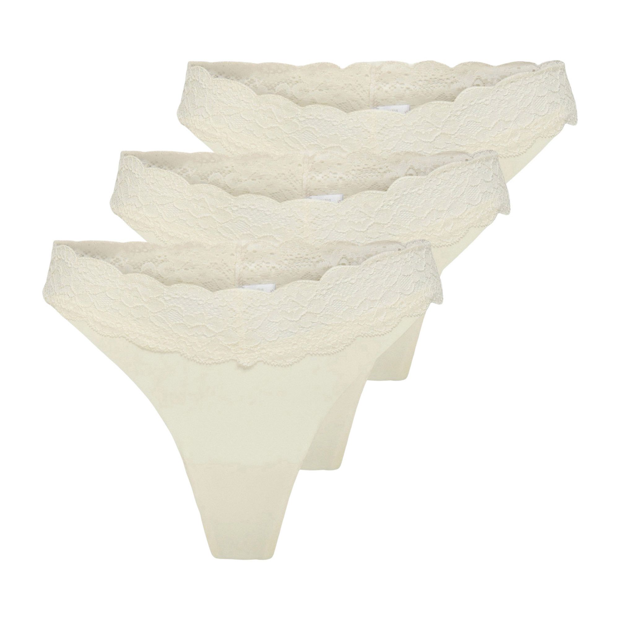 Only Chloe Lace String Dames (3-pack)