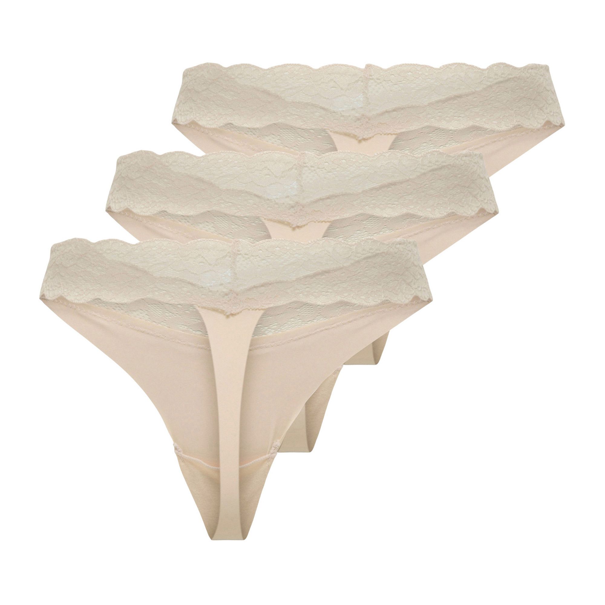 Only Chloe Lace String Dames (3-pack)