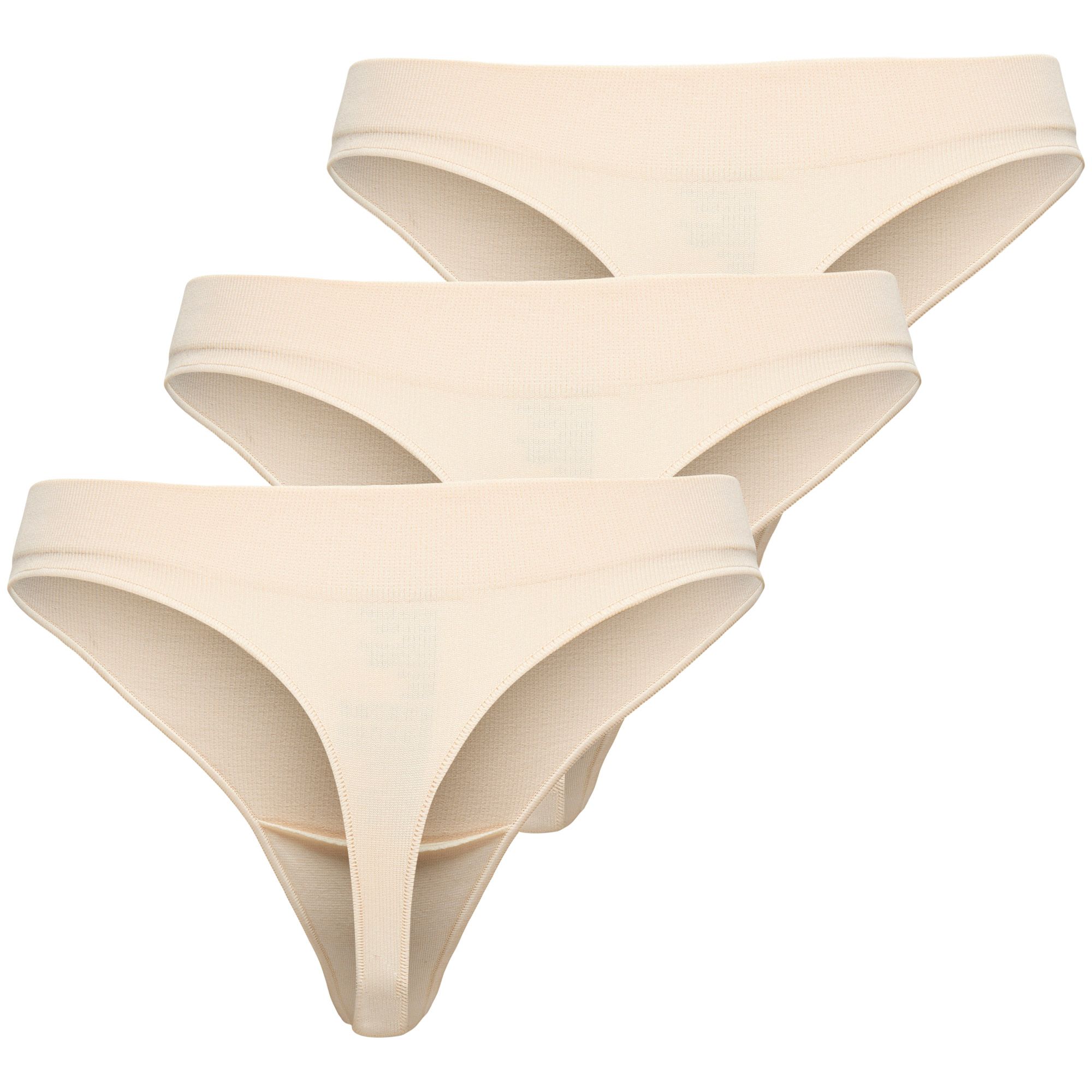 Only Vicky Rib Strings Dames (3-pack)