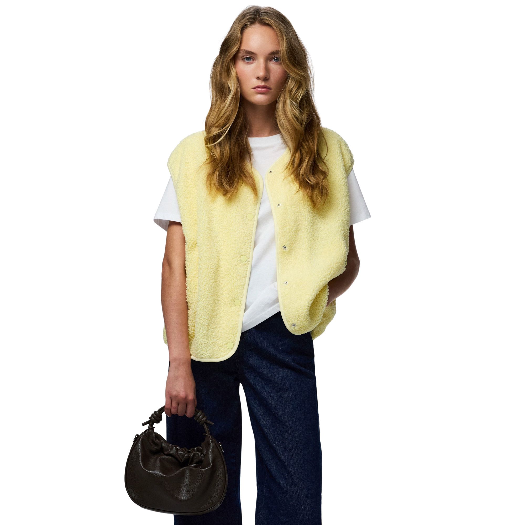 Pieces Teddy Vest Dames