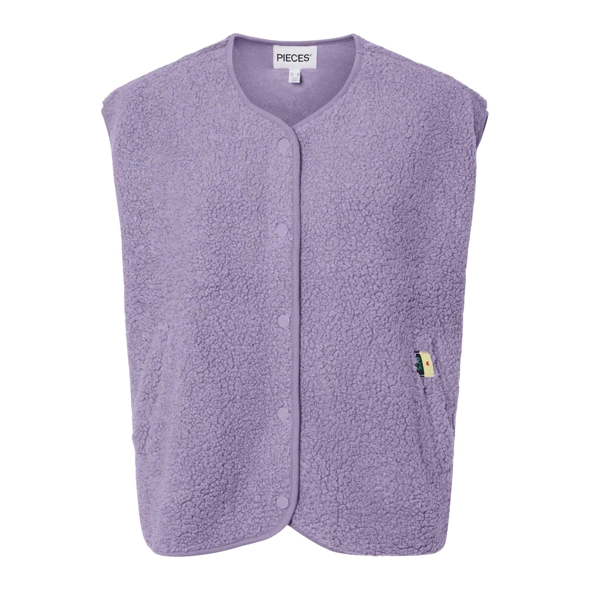 Pieces Teddy Vest Dames