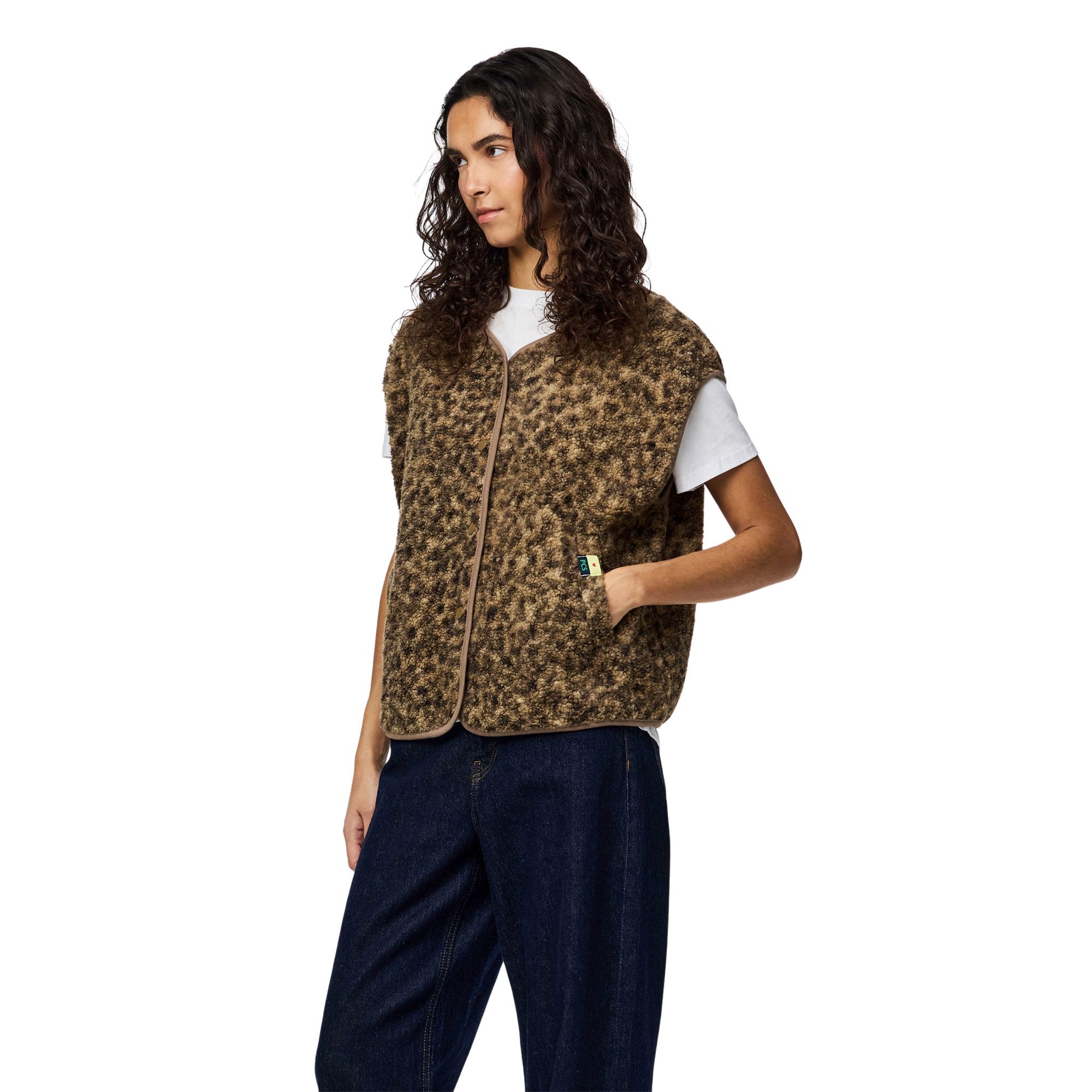 Pieces Teddy Vest Damen