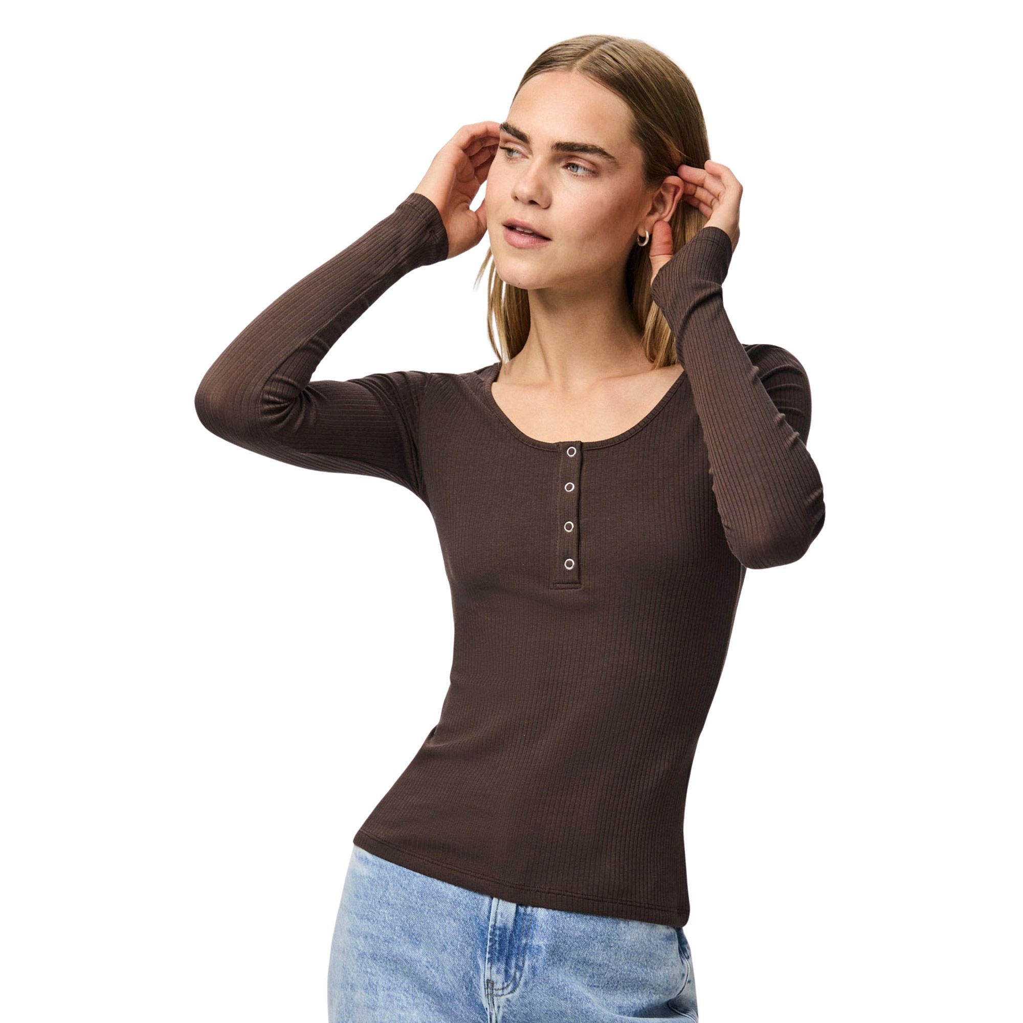 Pieces Kitte LS Shirt Dames