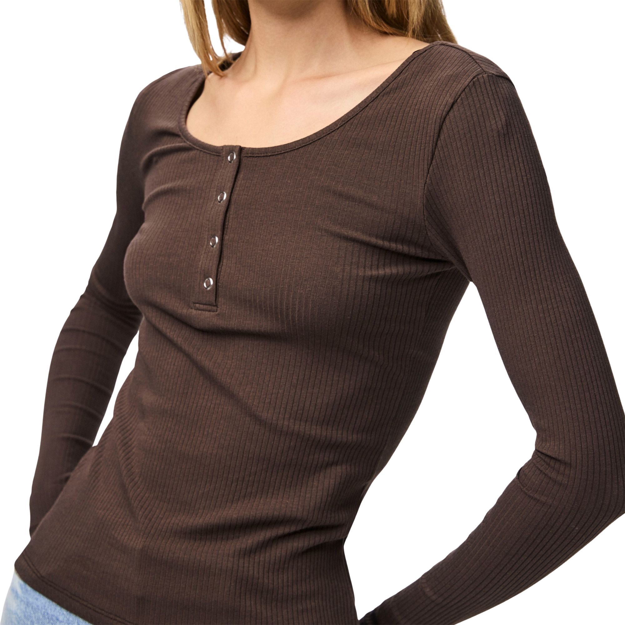 Pieces Kitte LS Shirt Dames