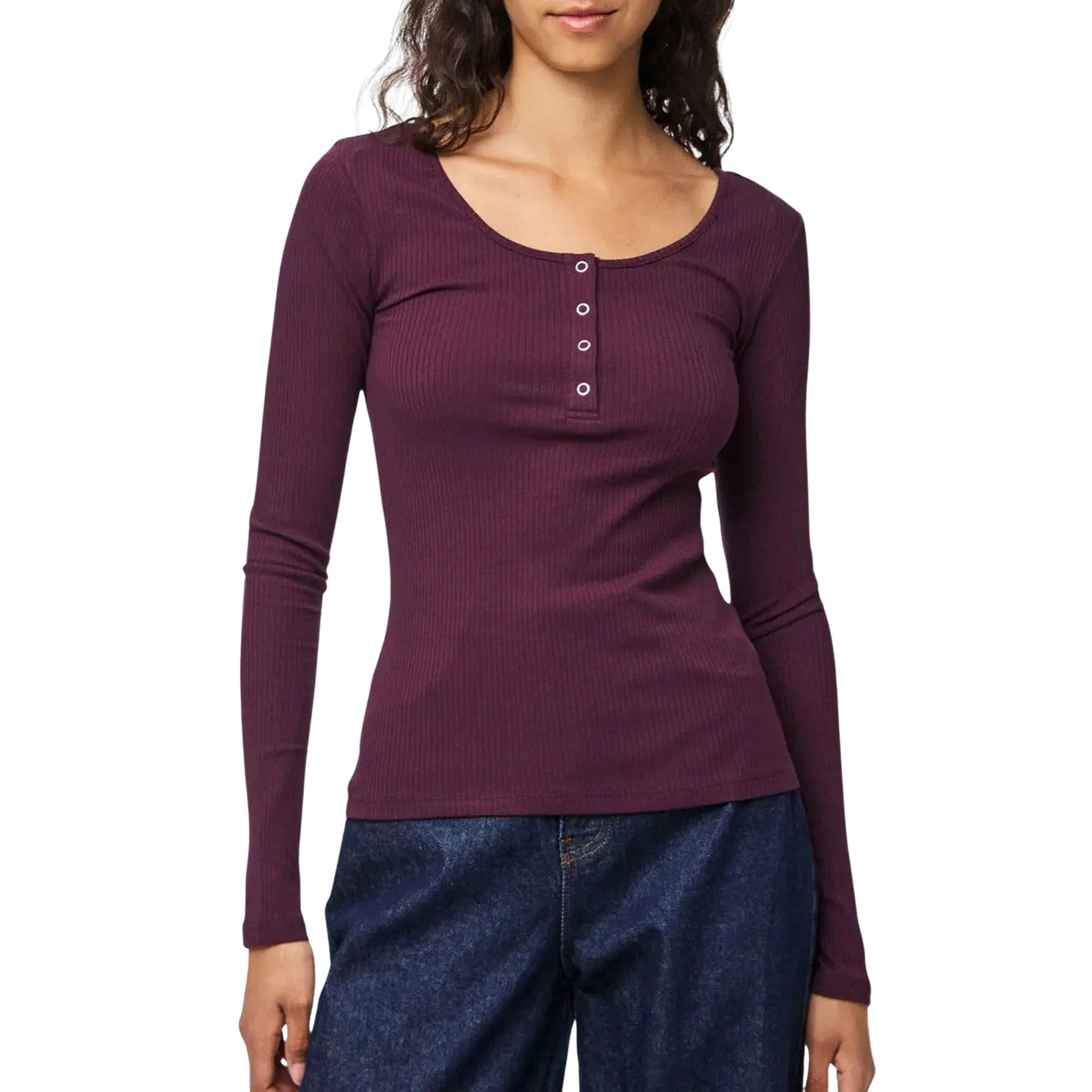 Pieces Kitte LS Shirt Dames