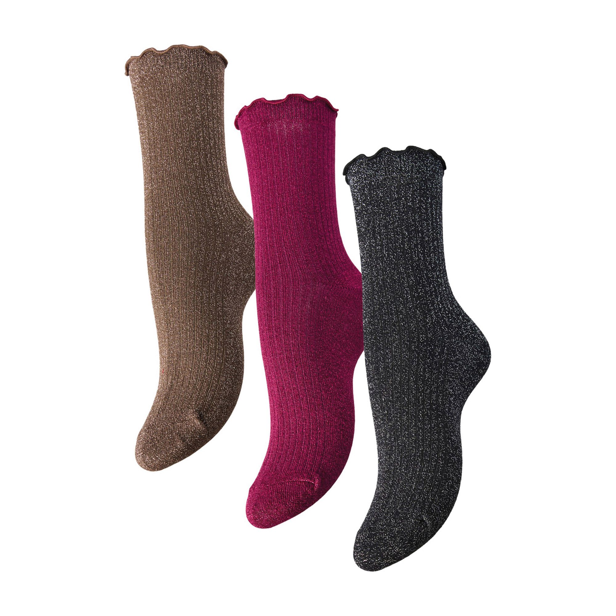 Pieces Sebby Sokken Dames (3-pack)