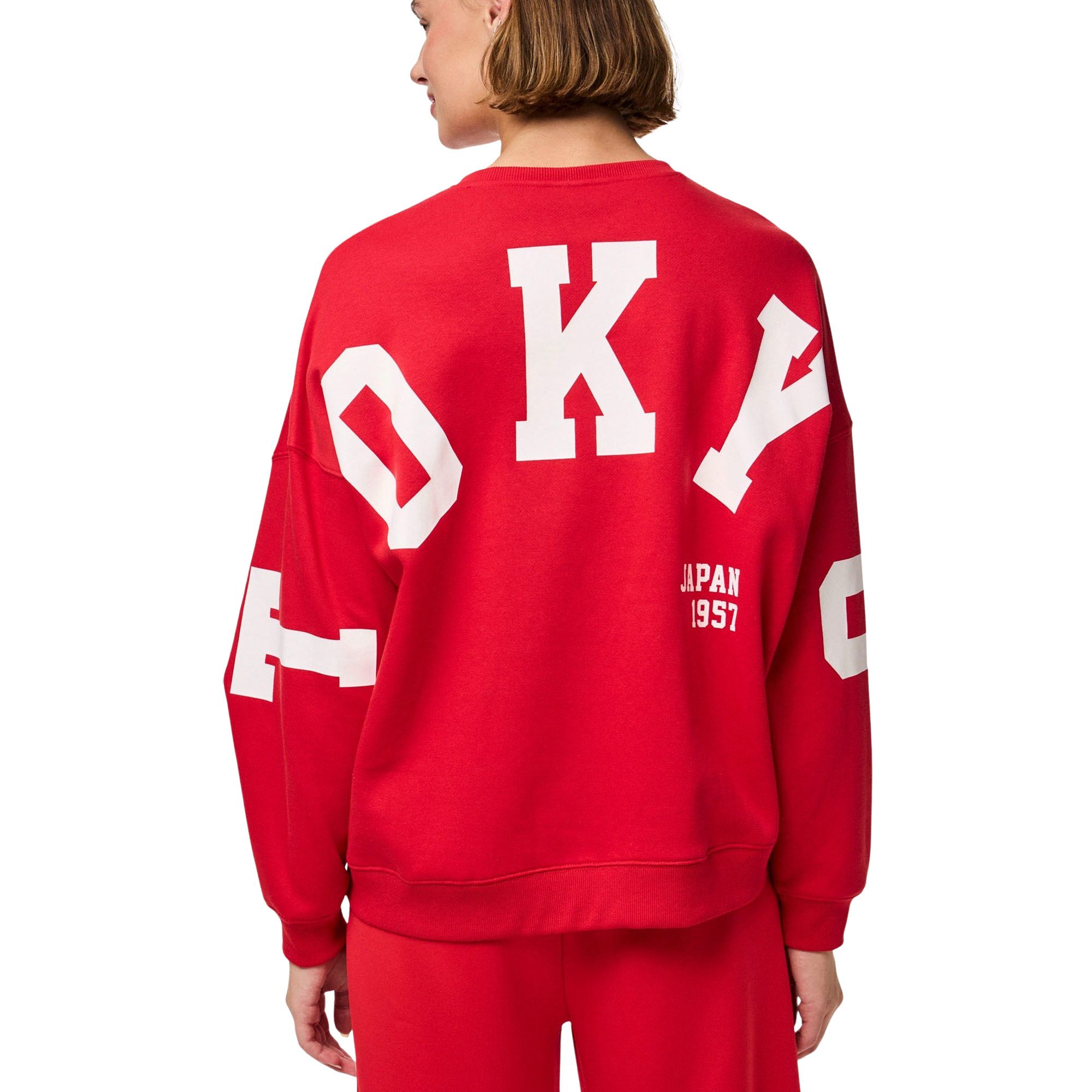 Pieces Fily Crew Oversized Sweater Dames