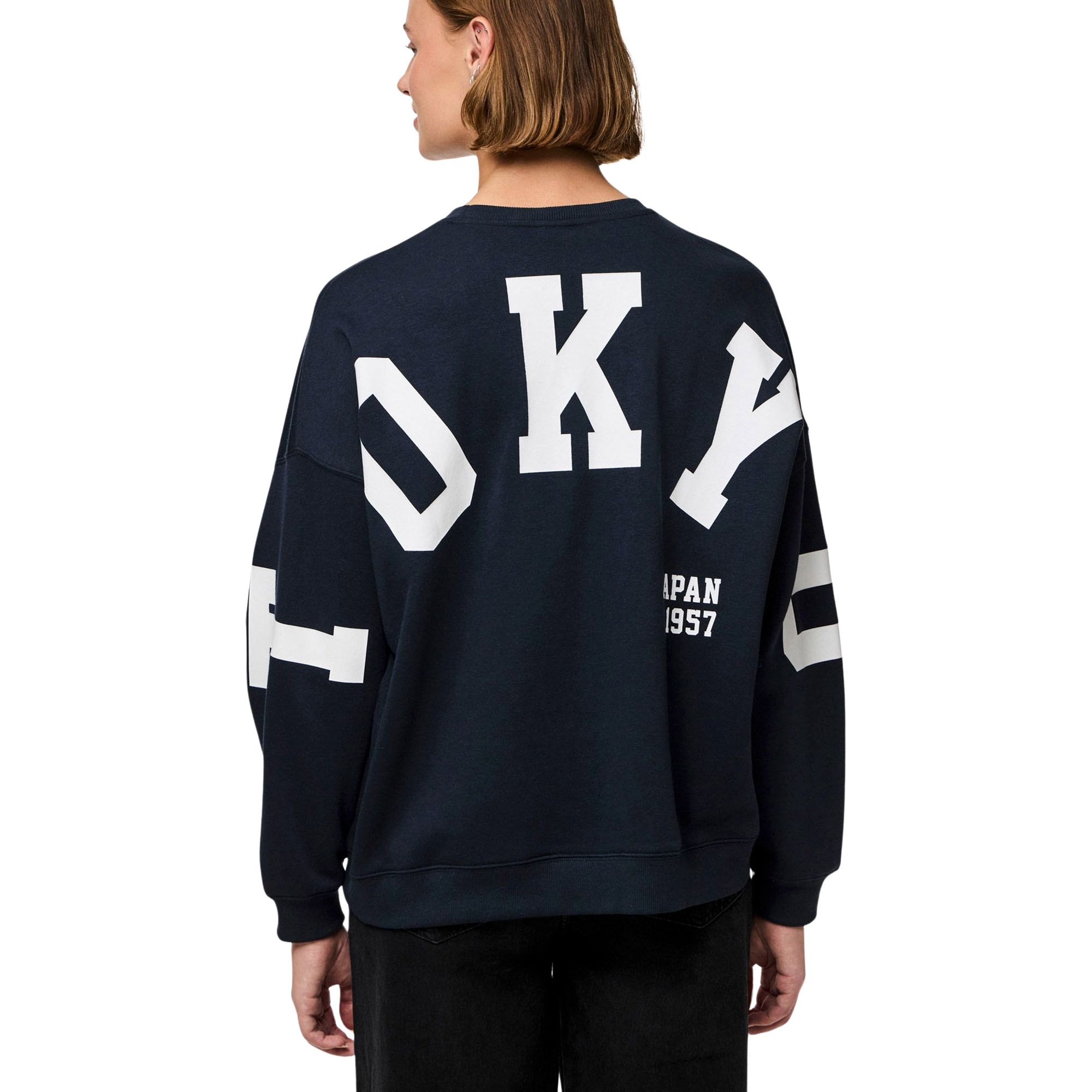 Pieces Fily Crew Oversized Sweater Dames