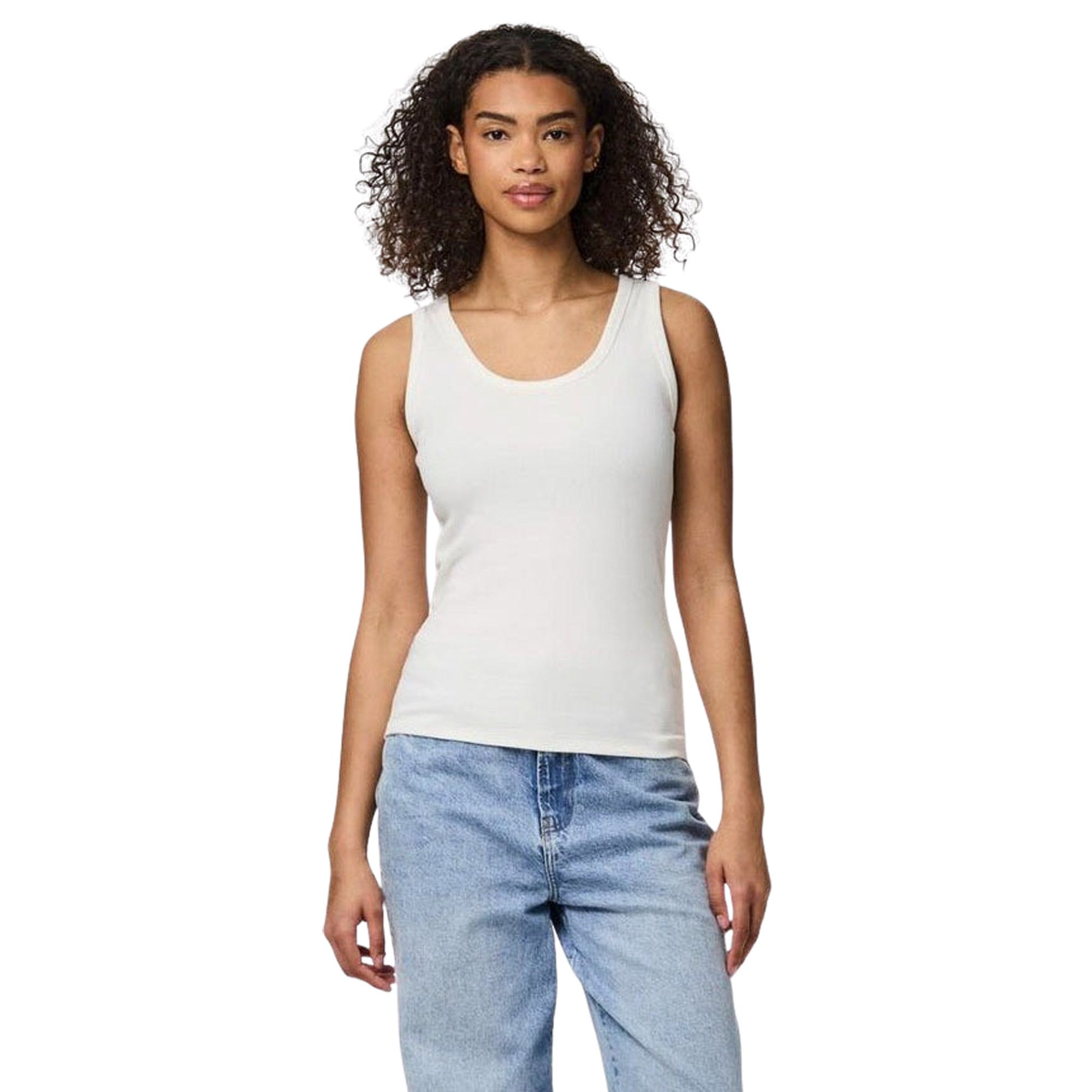 Pieces Geribd Tanktop Dames
