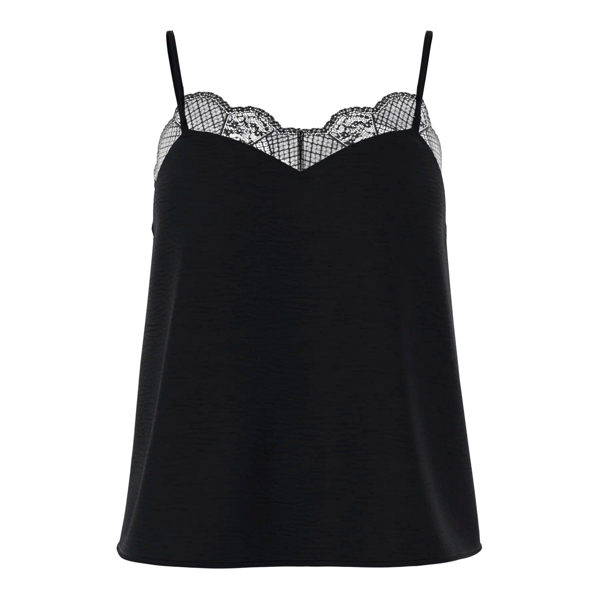 Pieces Tiffany Strap Lace Top Dames