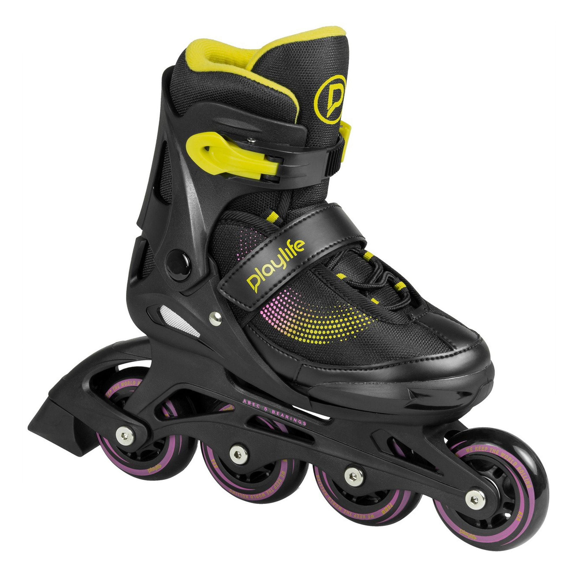Playlife Joker Yellow Glow Skate Combo Junior (verstelbaar)