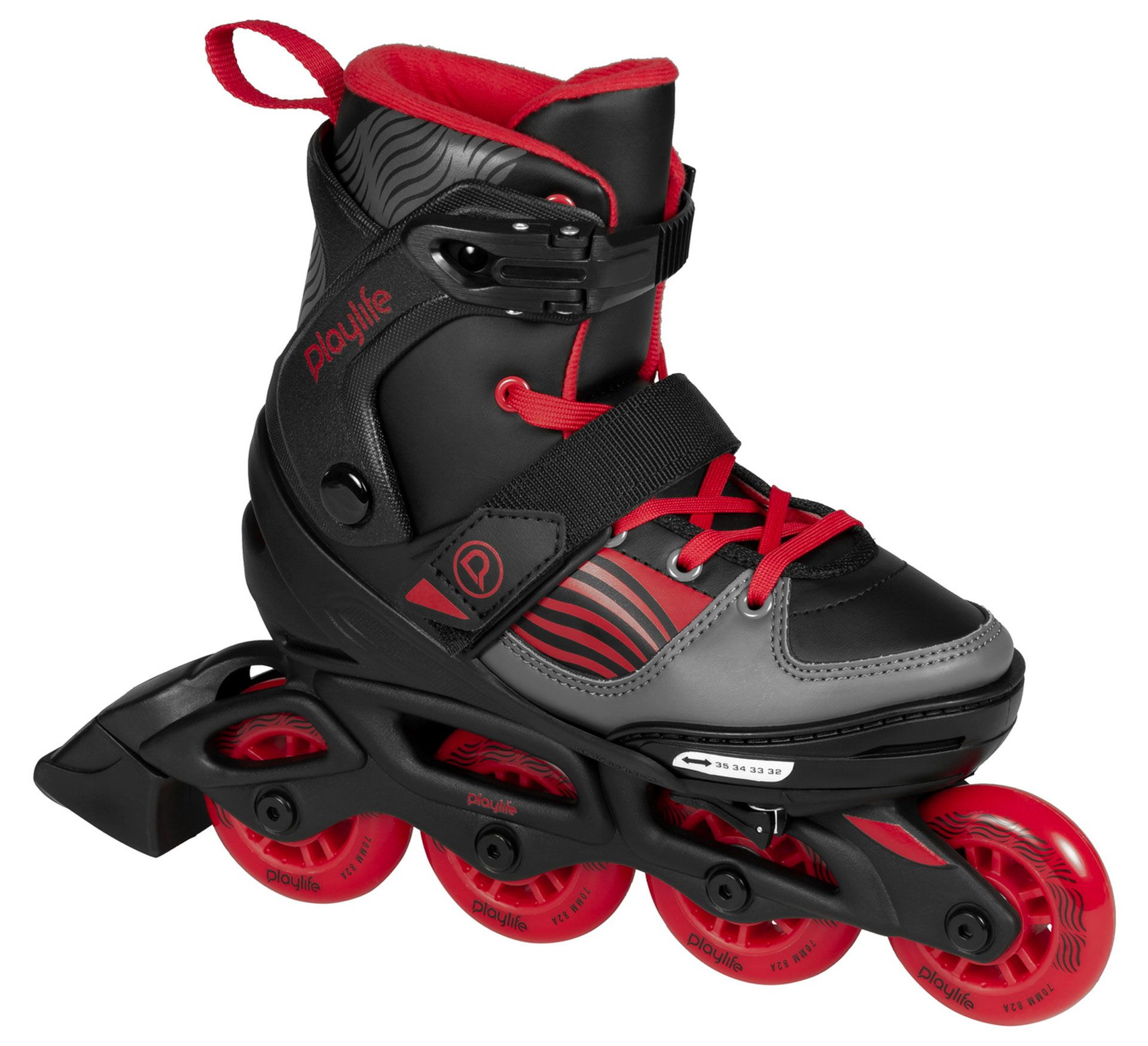 Playlife Dark Breeze Inline Skates Junior (verstelbaar)