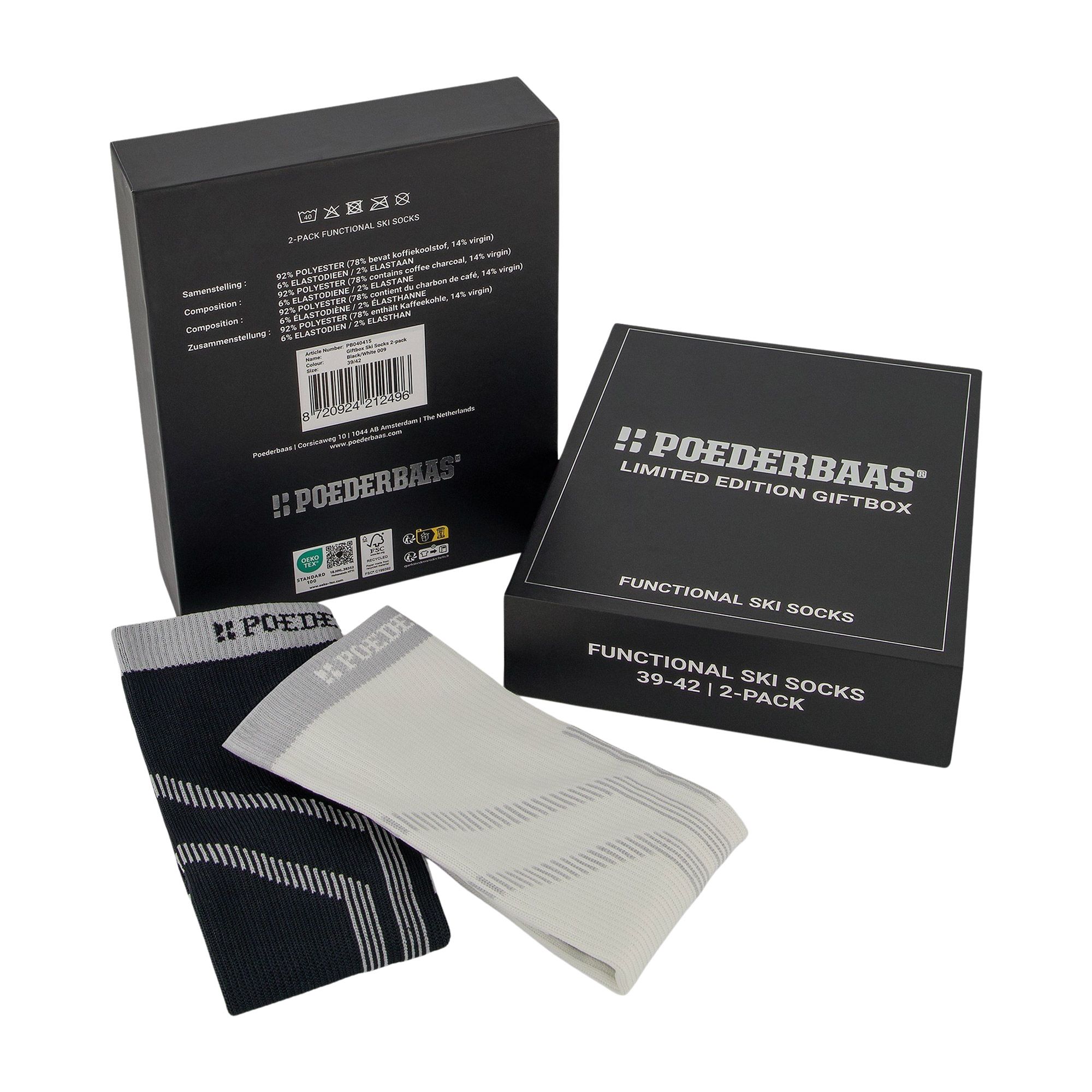 Poederbaas Giftbox Skisokken (2-pack)
