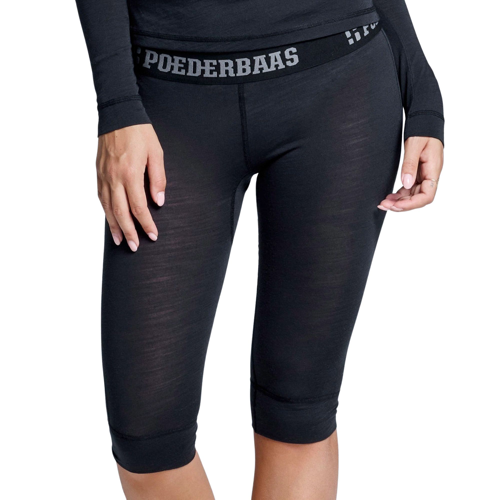 Poederbaas Merino Baselayer 3/4 Thermobroek Dames
