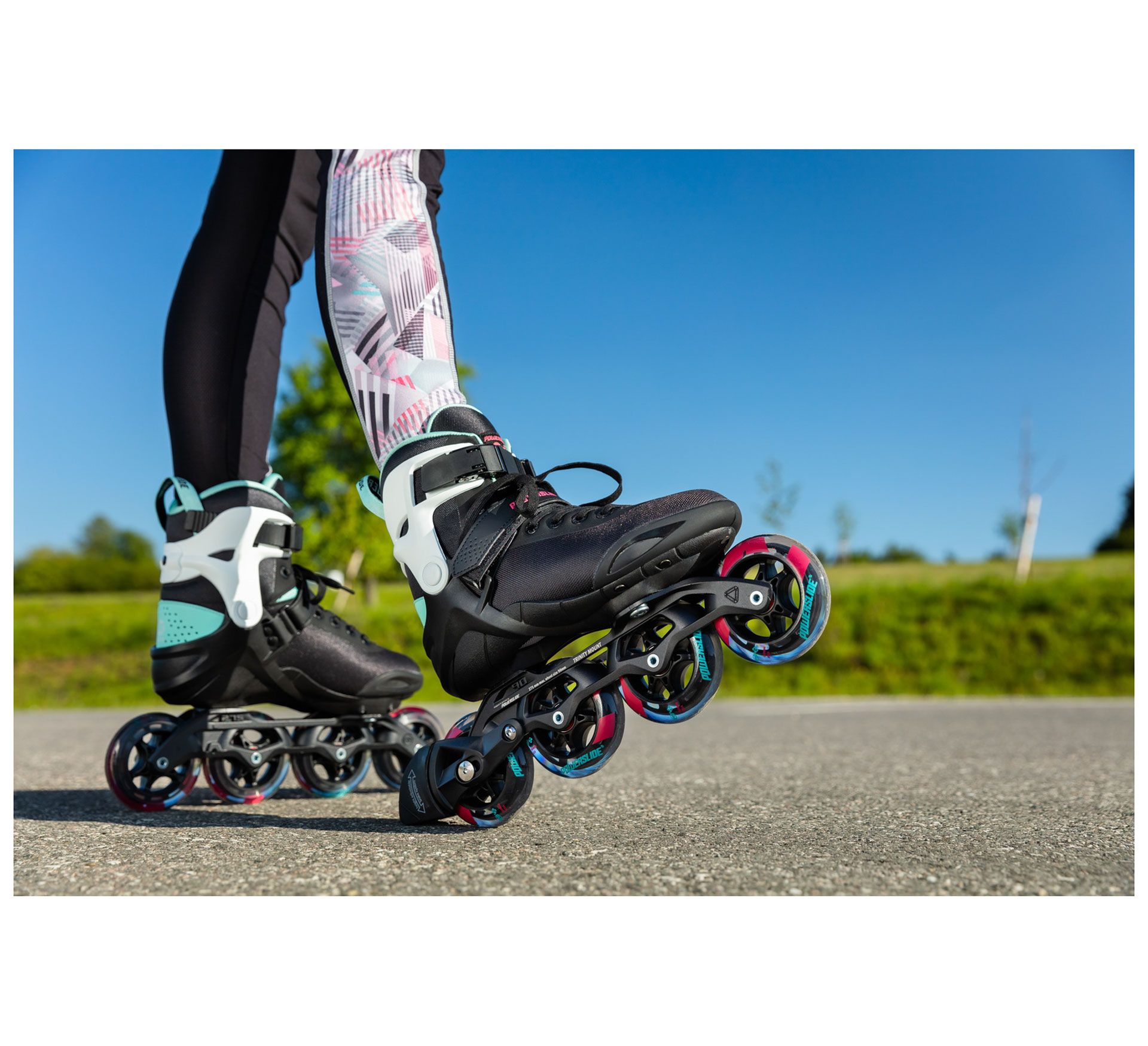 Powerslide Phuzion Radon Teal 90 Inline Skates Dames