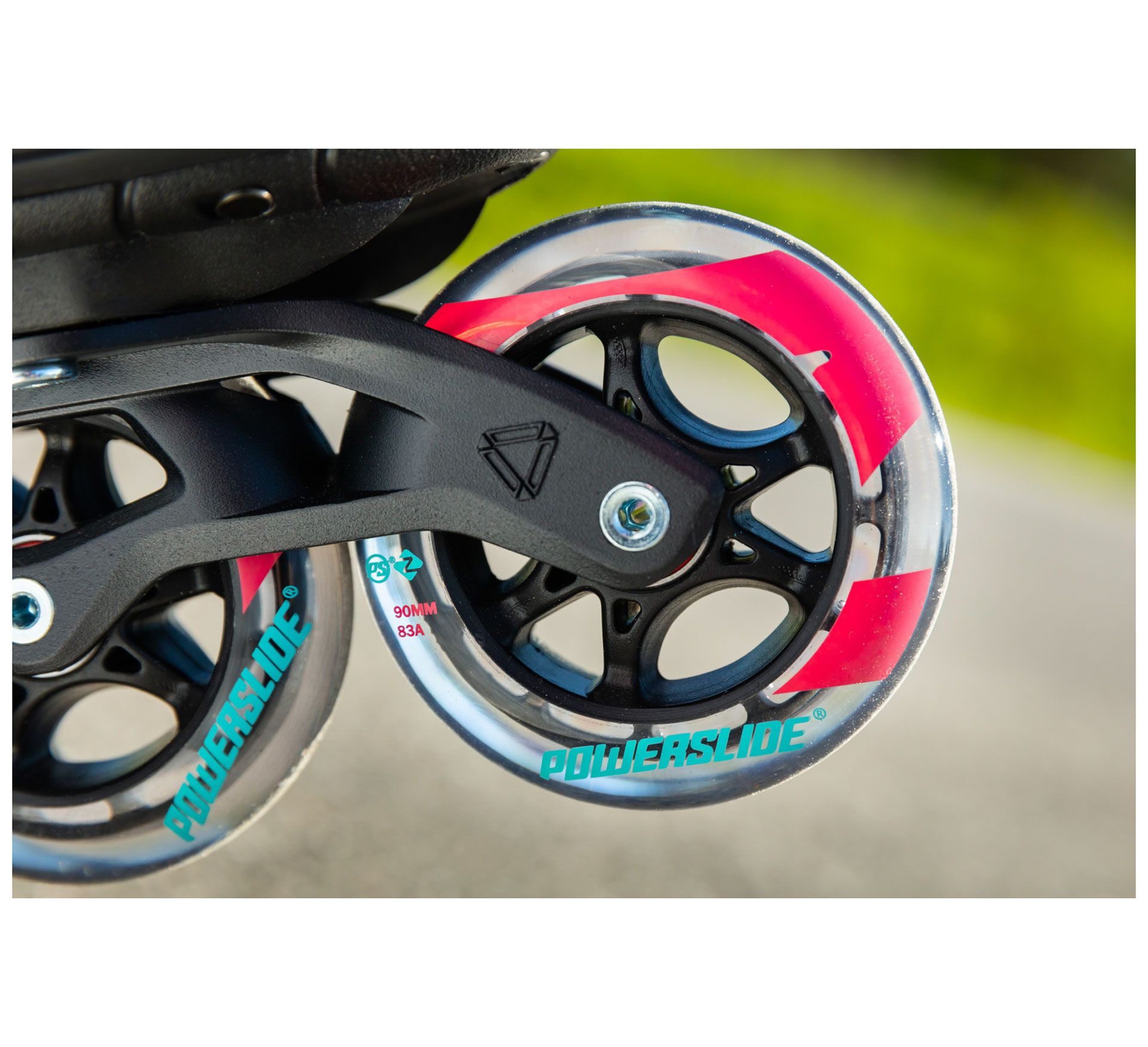 Powerslide Phuzion Radon Teal 90 Inline Skates Dames