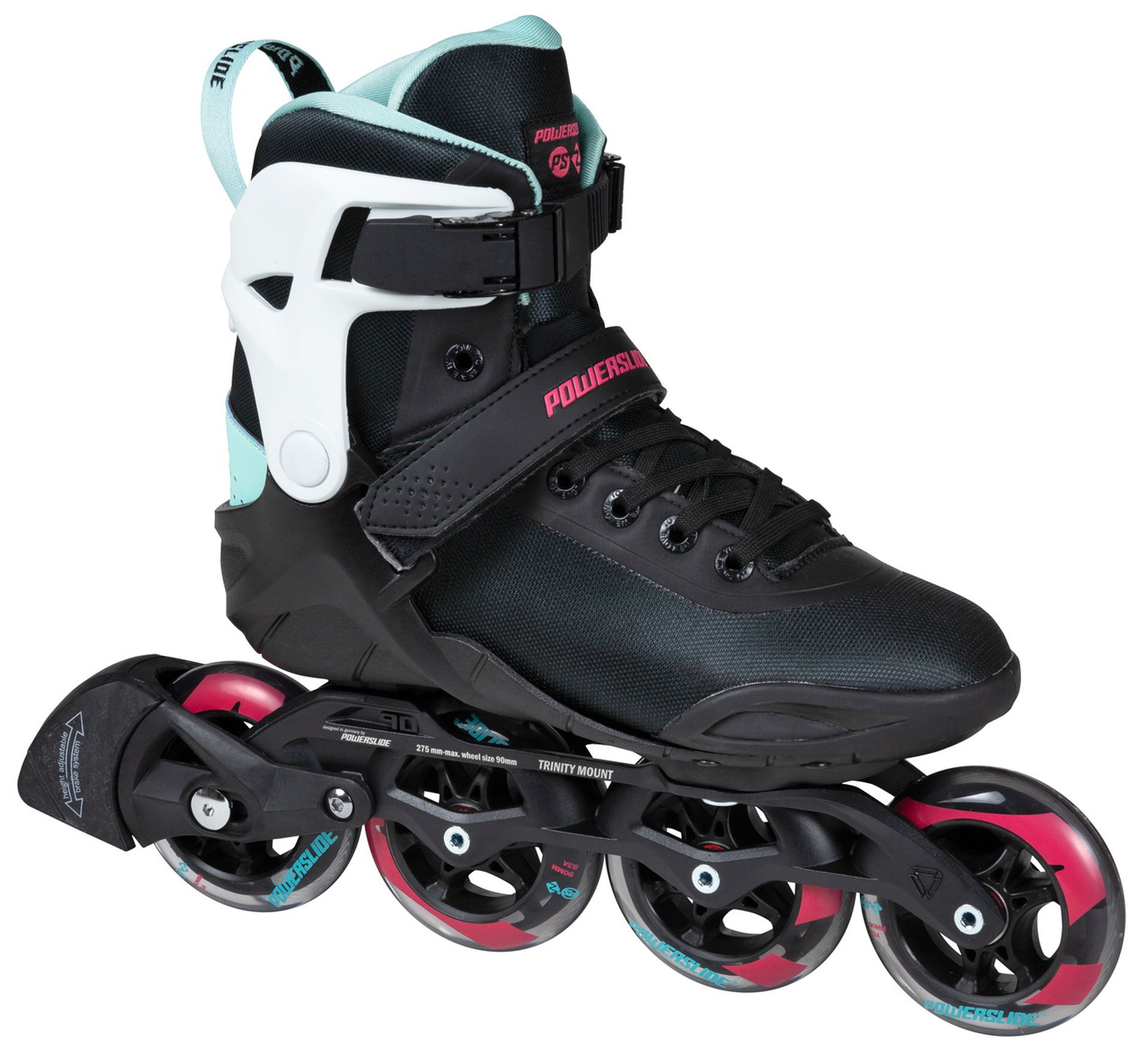 Powerslide Phuzion Radon Teal 90 Inline Skates Dames