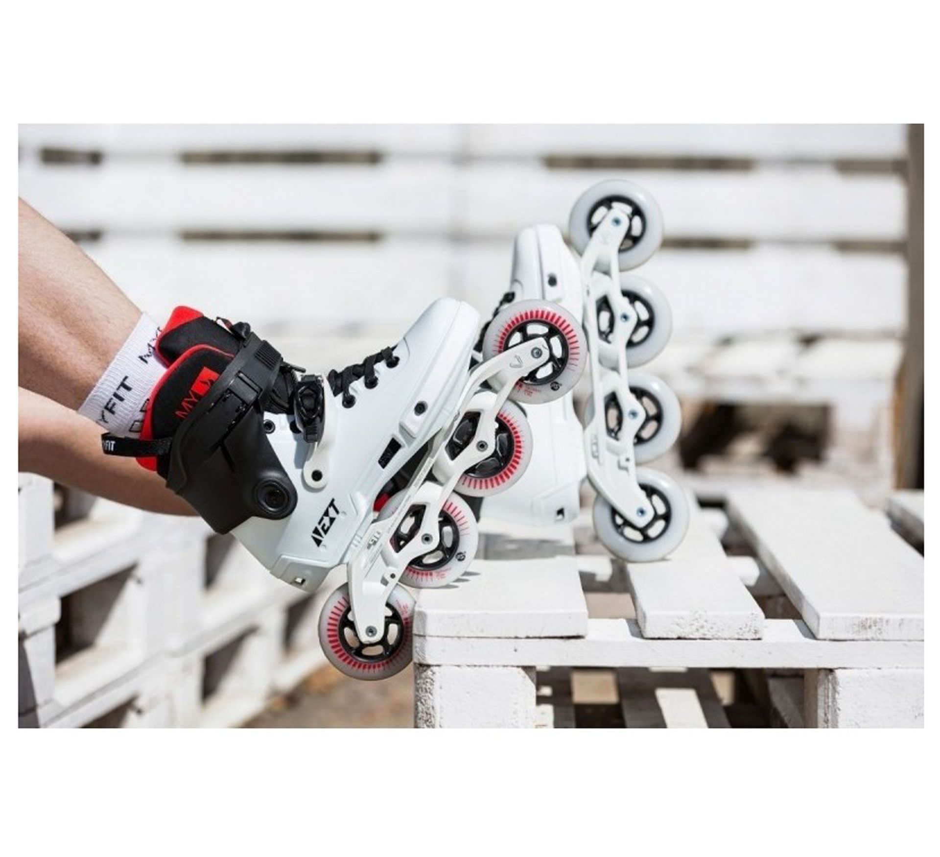 Powerslide Next Black White Senior