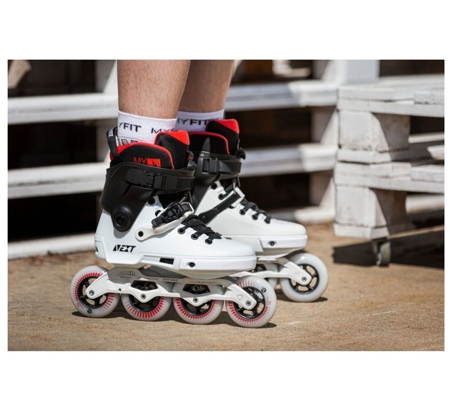 Powerslide Next Black White Senior