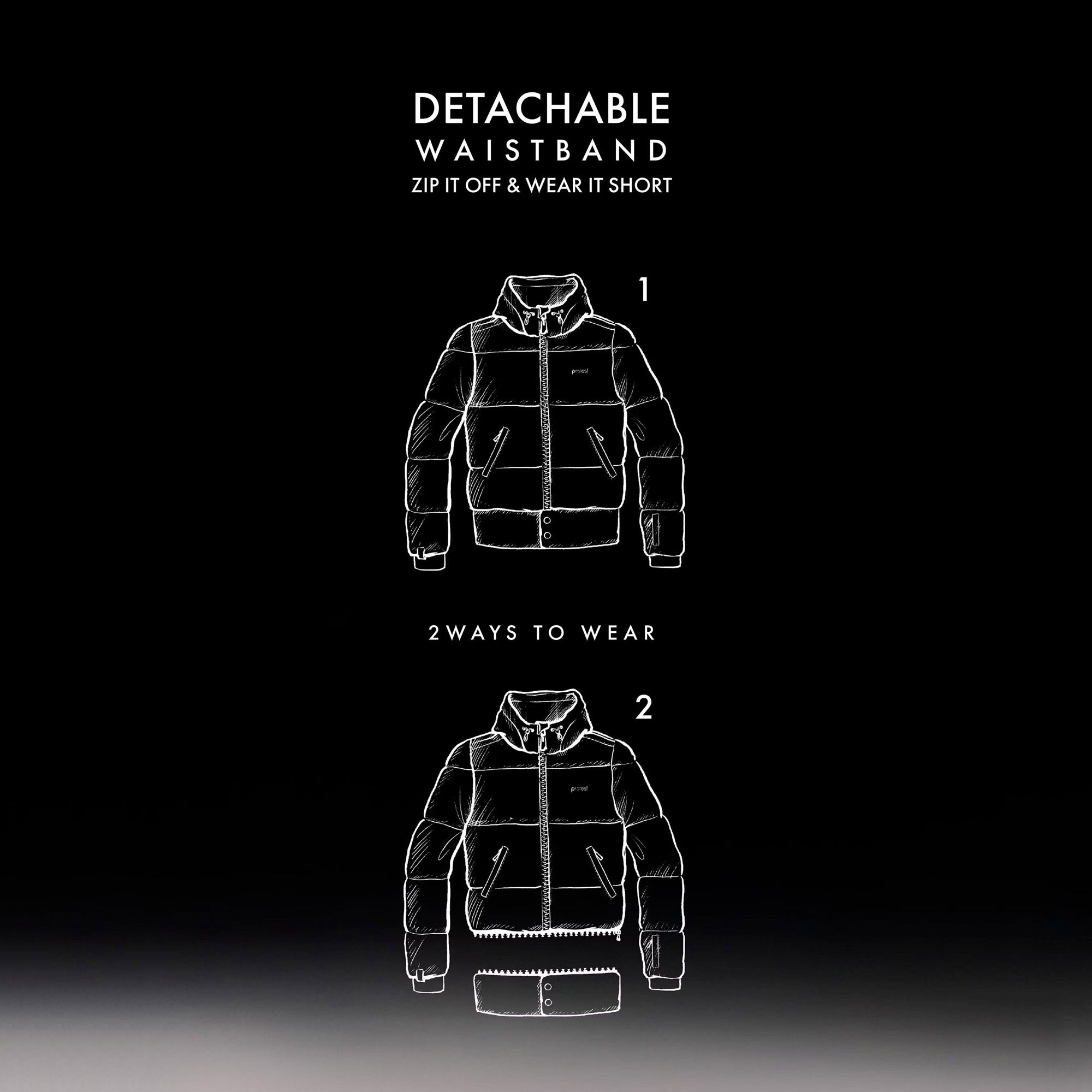  Veste de ski Protest Preppy Femmes