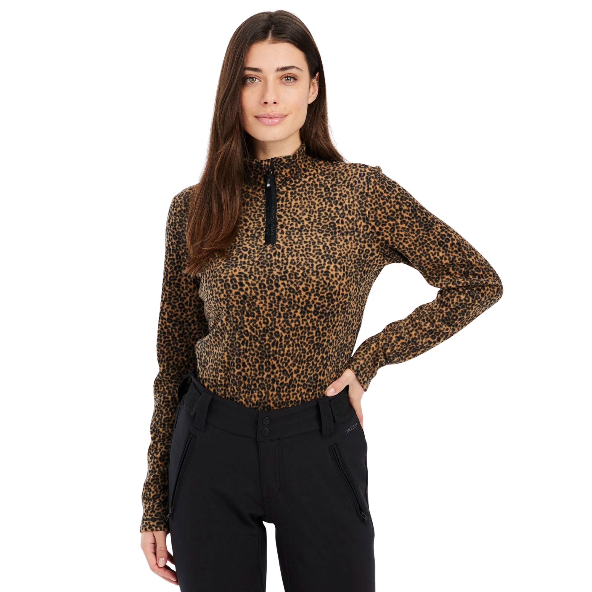 Protest Fuzzy24 1/4 Zip Skipulli Dames