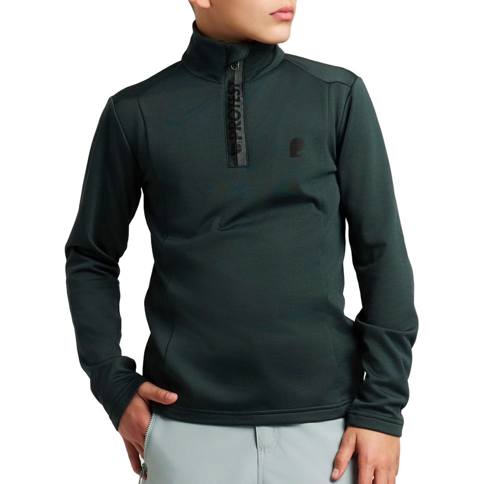 Pull Protest Rewillowy 1/4 Zip Enfants